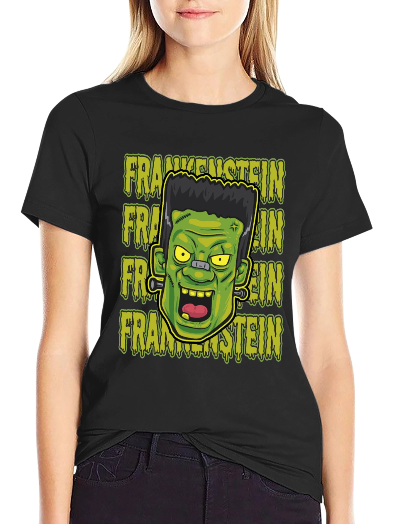 Frankenstein Graphic Print T-Shirt
