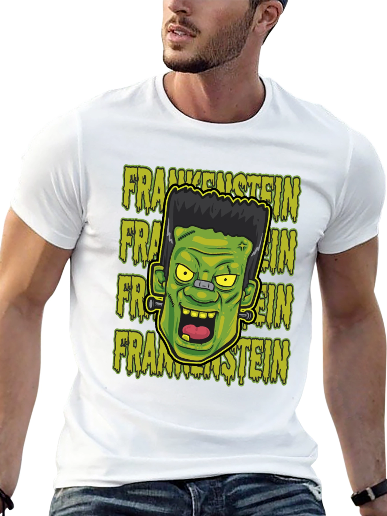 Frankenstein Graphic Print T-Shirt