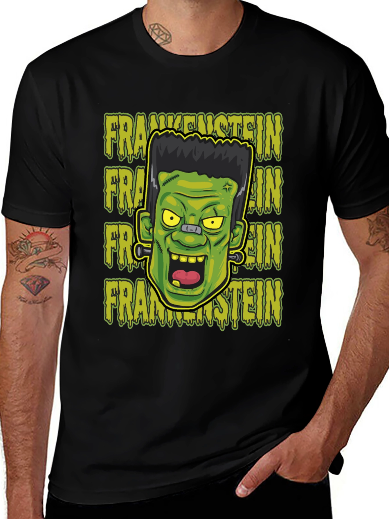 Frankenstein Graphic Print T-Shirt