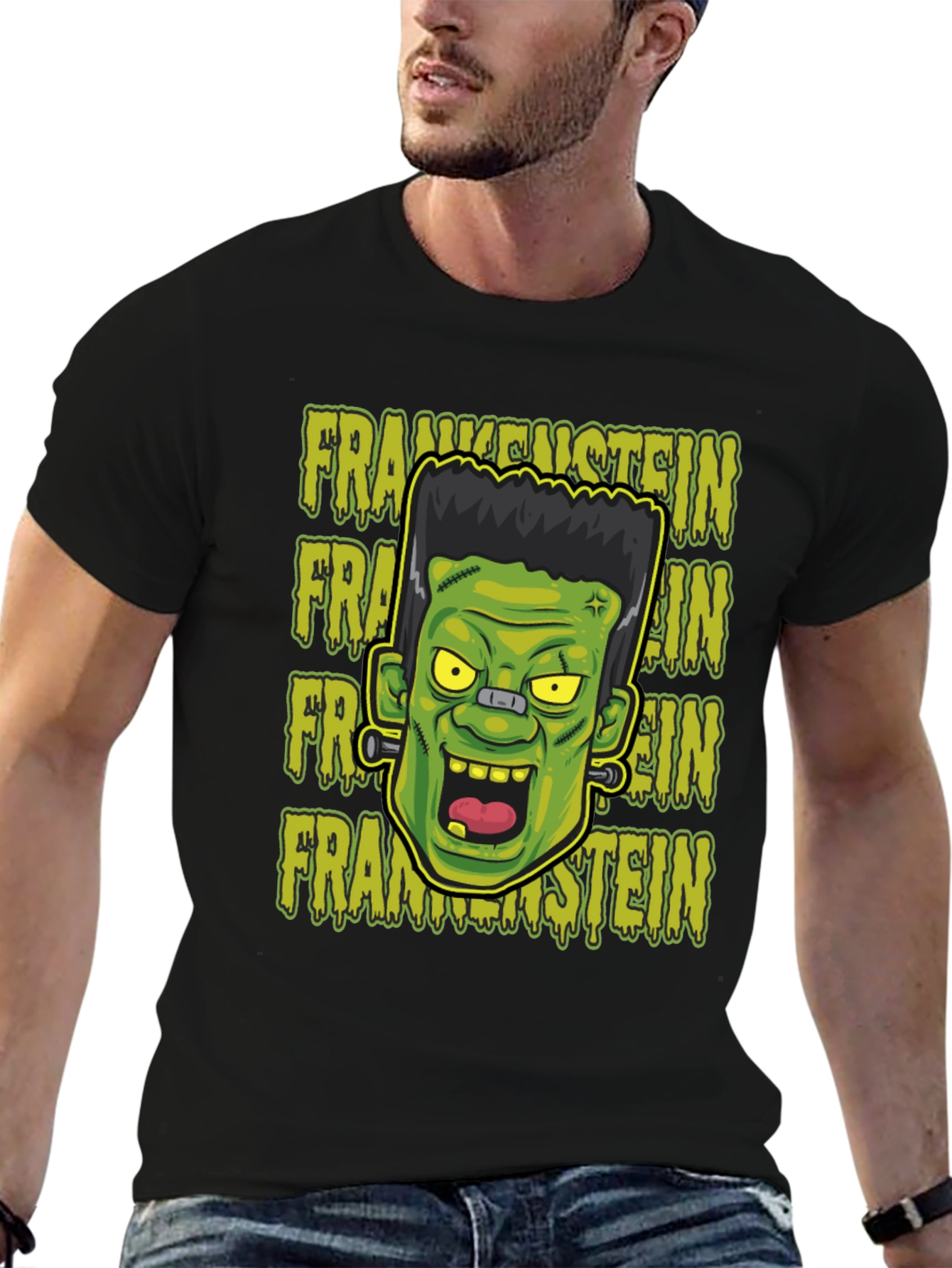 Frankenstein Graphic Print T-Shirt