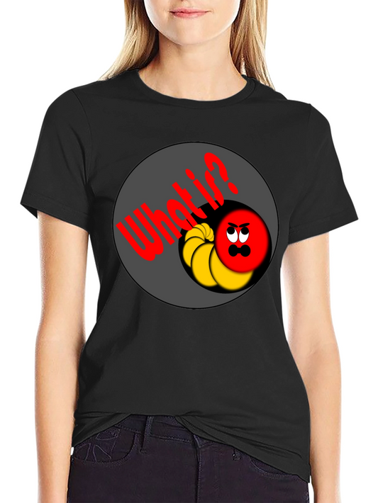 Cartoon Circle What?! T-Shirt