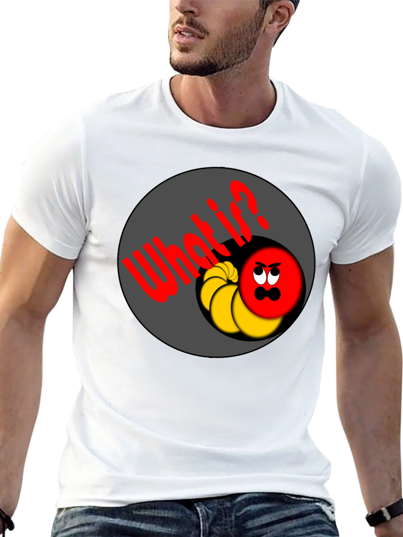 Cartoon Circle What?! T-Shirt