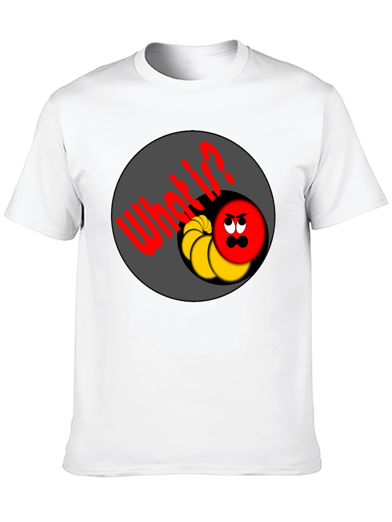 Cartoon Circle What?! T-Shirt