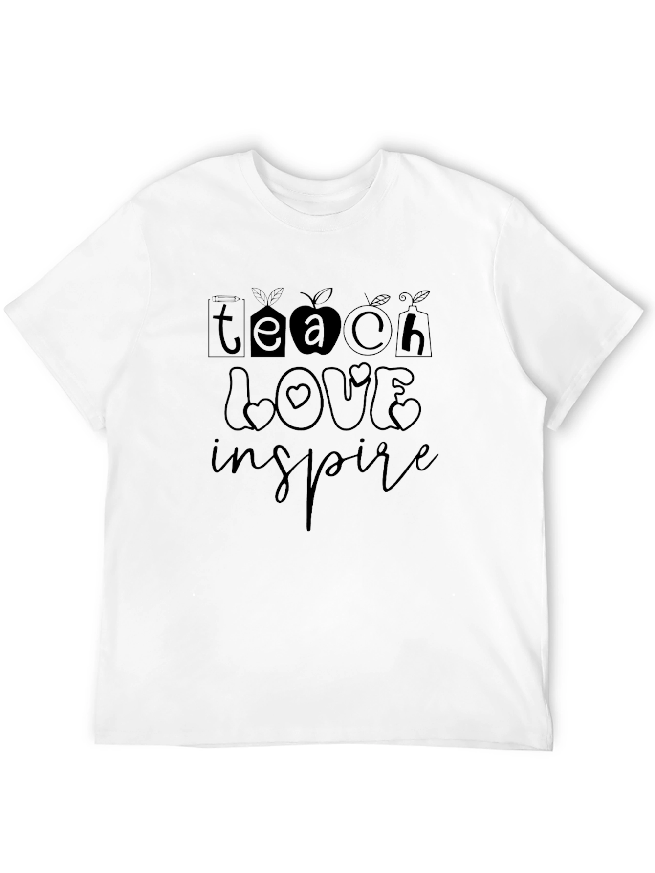 Teacher Appreciation Tee - Teach Love Inspire Shirt