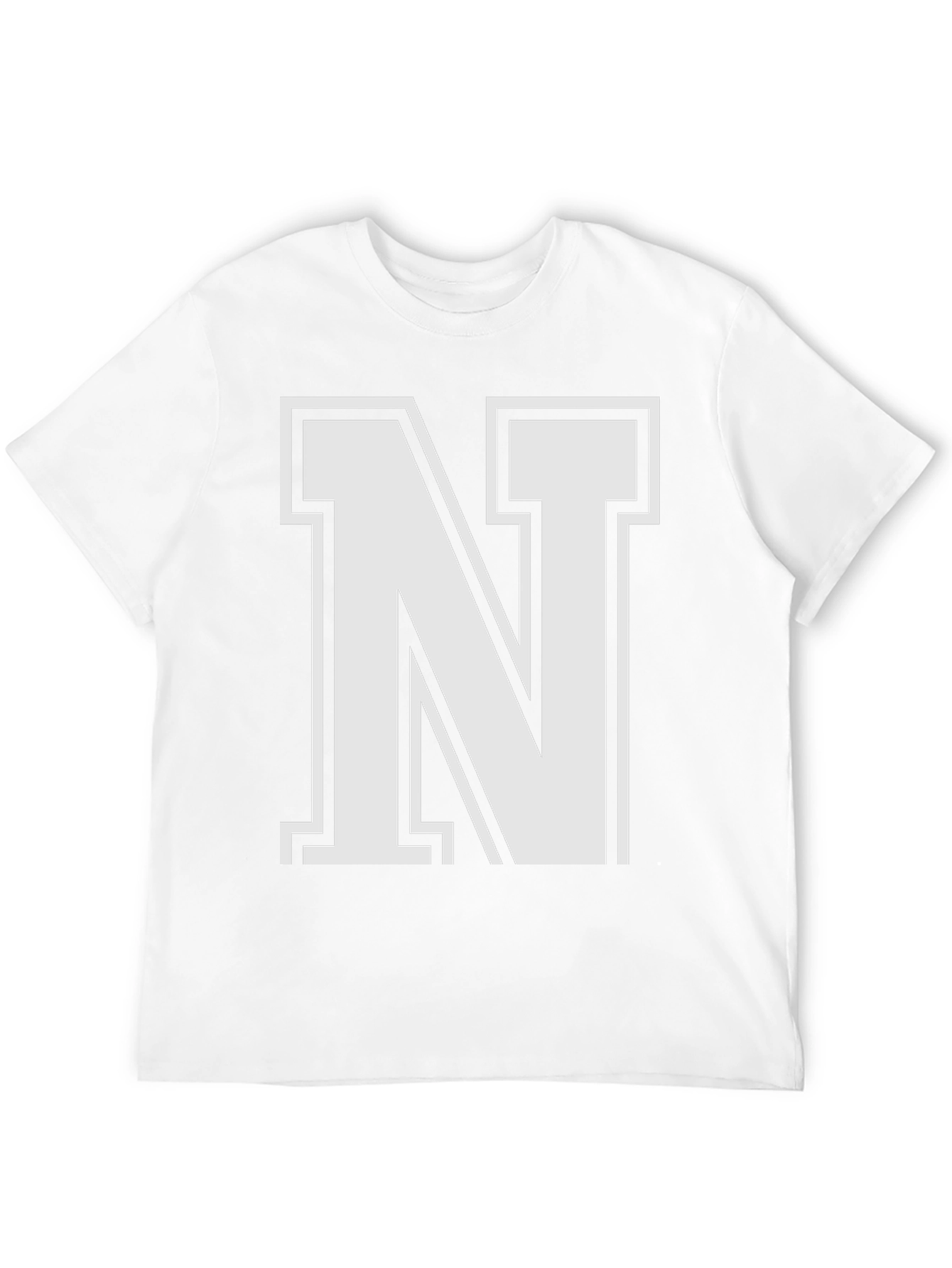 Letter N Black T-Shirt