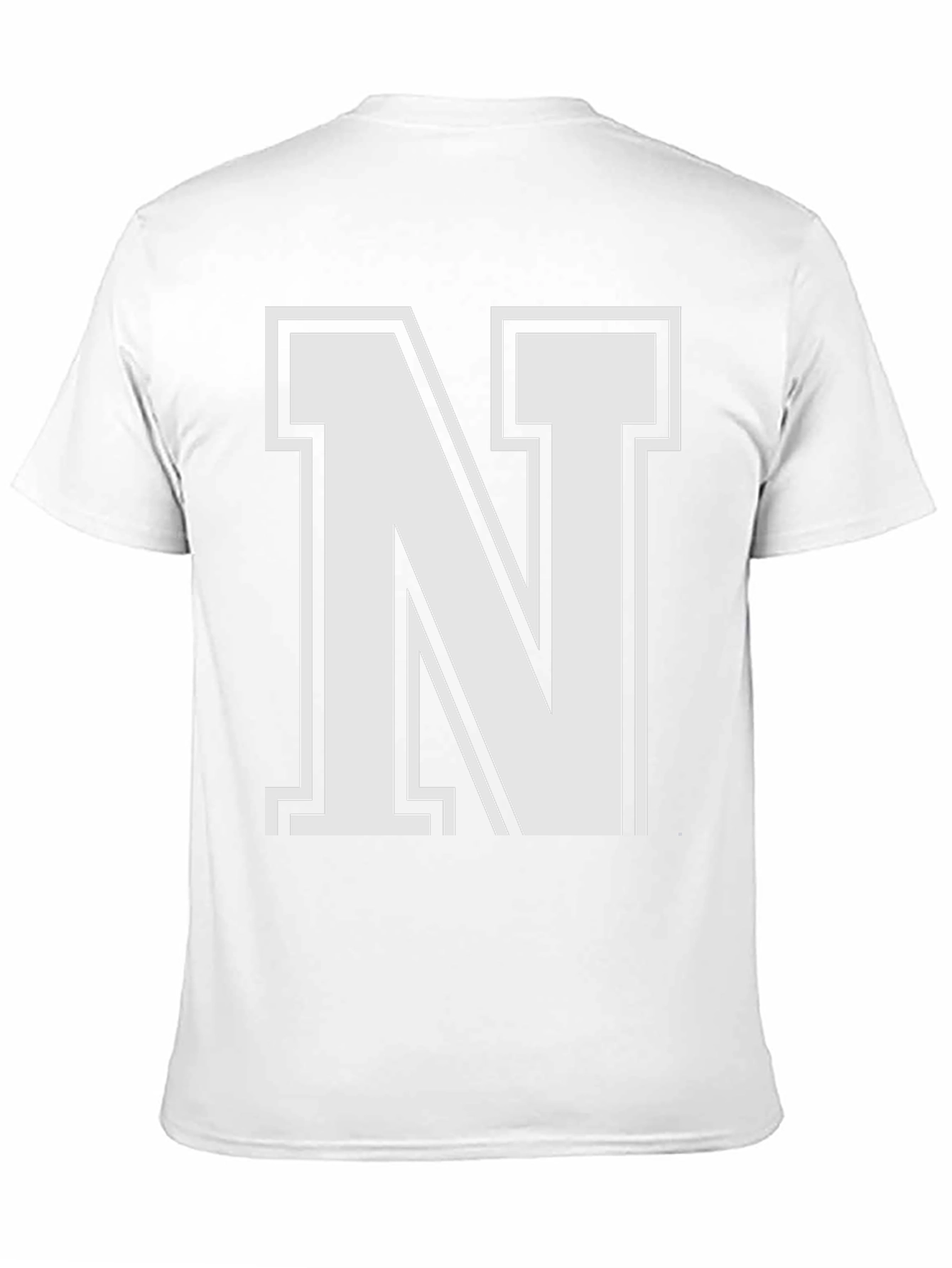 Letter N Black T-Shirt