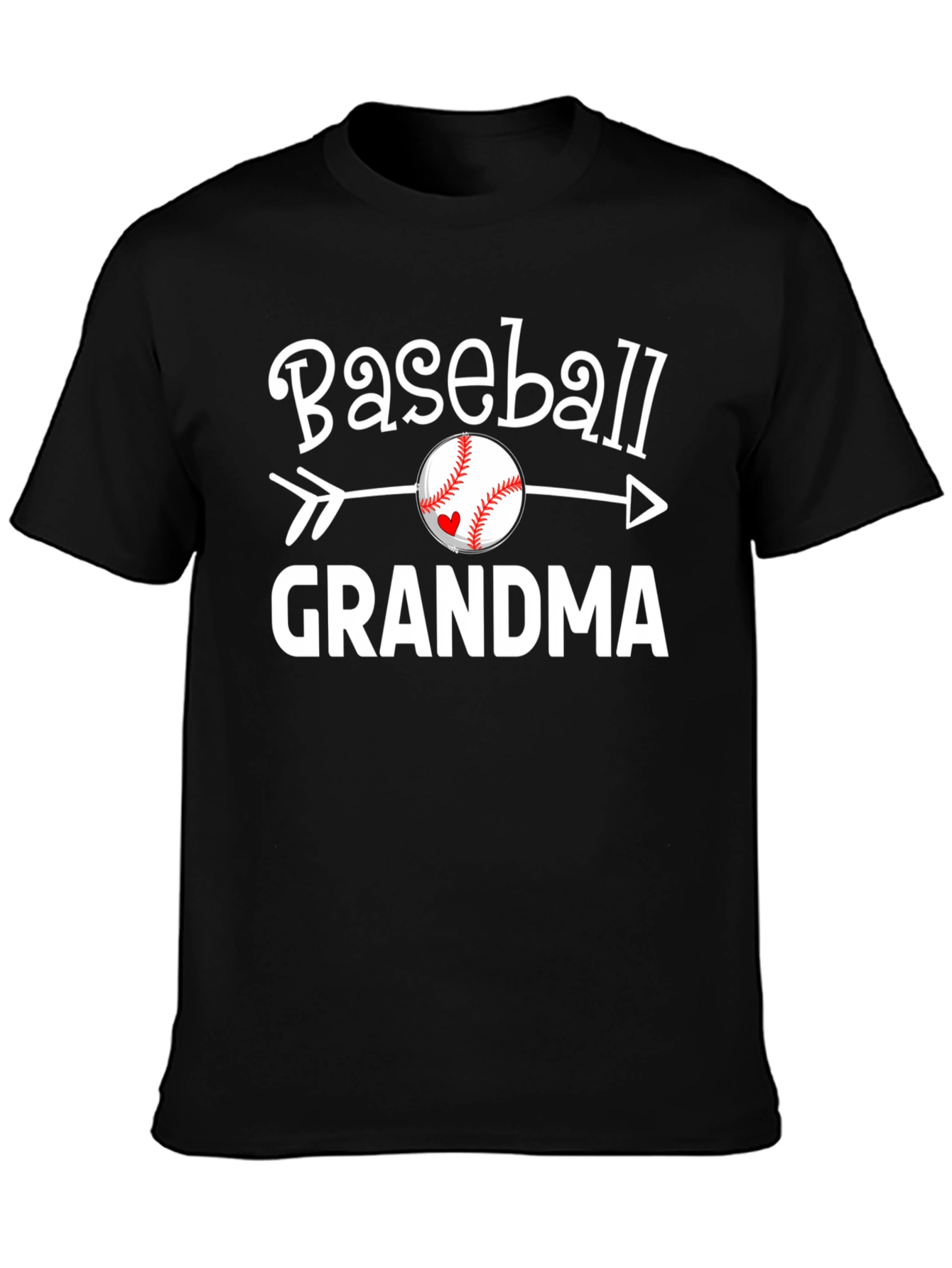 Baseball Grandma Arrow T-Shirt