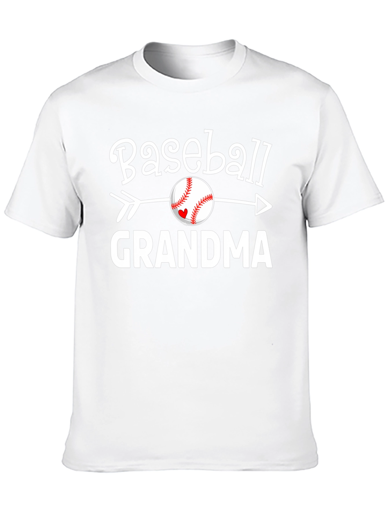 Baseball Grandma Arrow T-Shirt