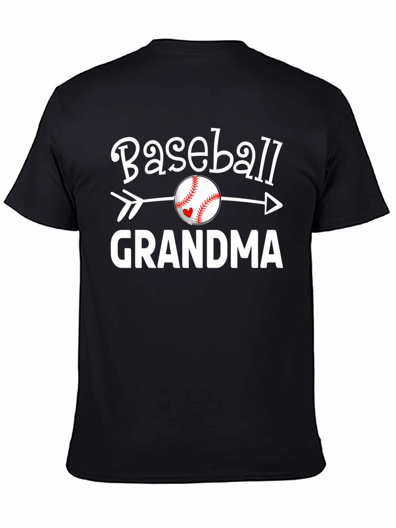 Baseball Grandma Arrow T-Shirt