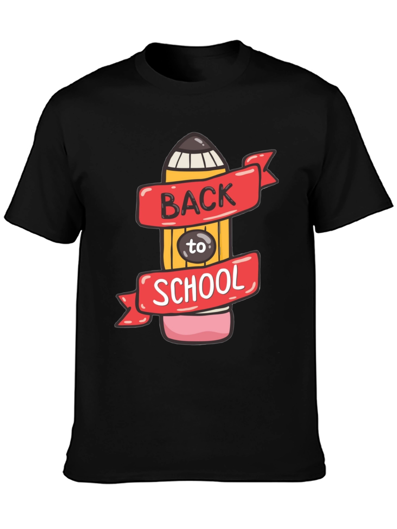Back to School Pencil Graphic T-Shirt