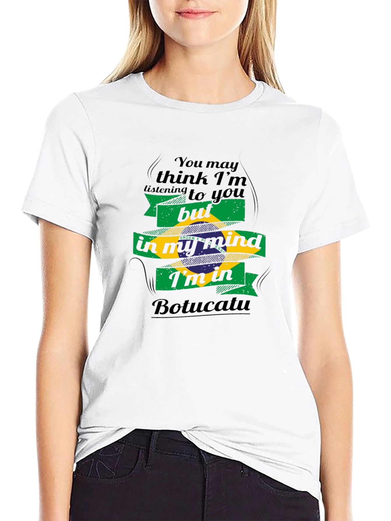 Botucatu Brazil Flag T-Shirt - Novelty Travel Tee