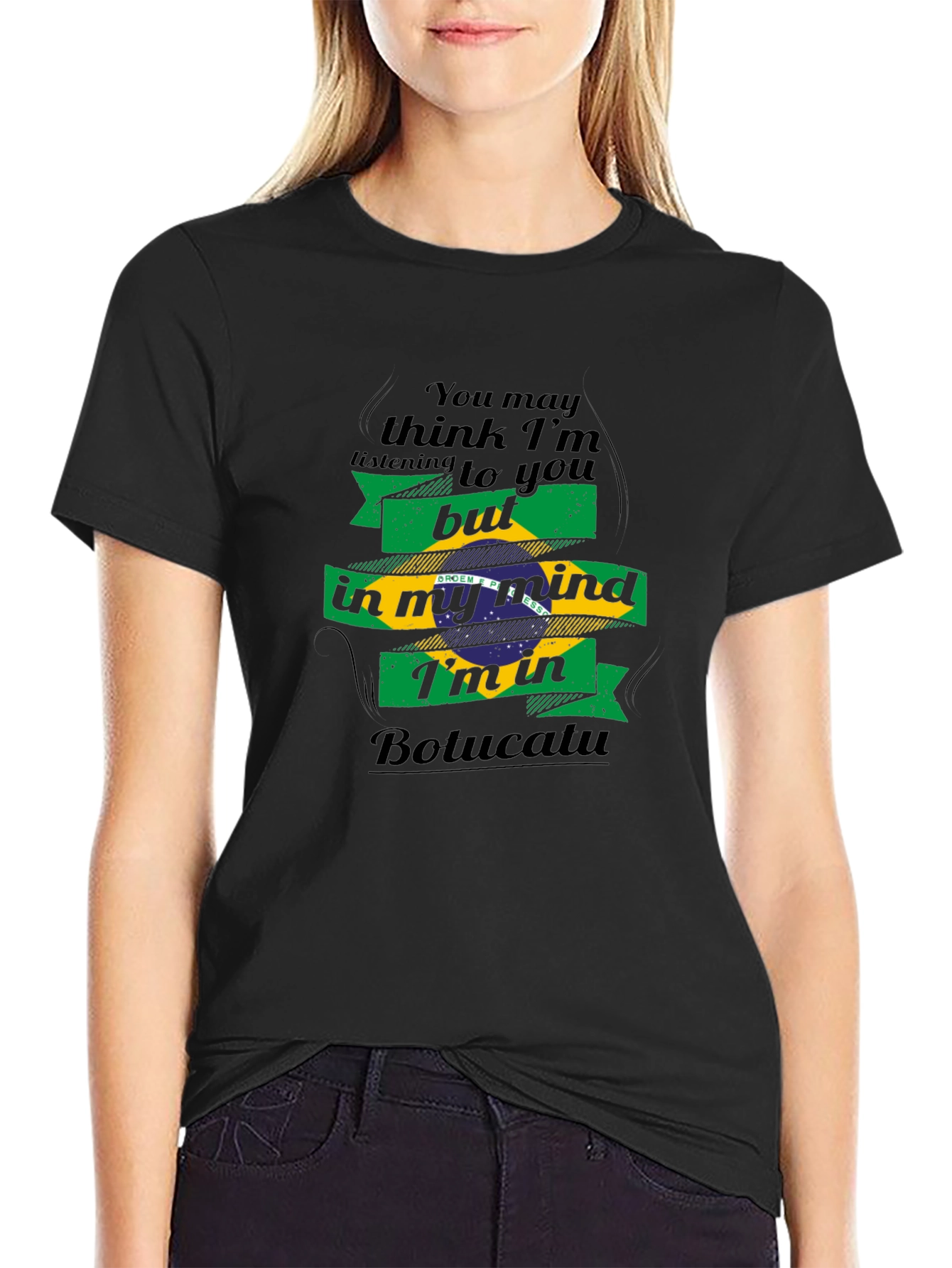 Botucatu Brazil Flag T-Shirt - Novelty Travel Tee