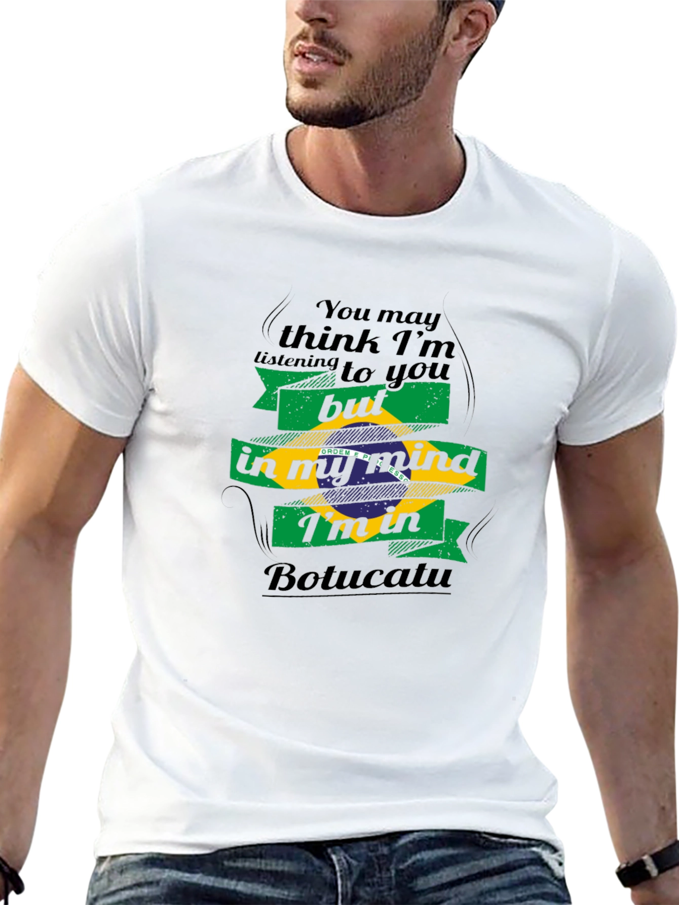 Botucatu Brazil Flag T-Shirt - Novelty Travel Tee