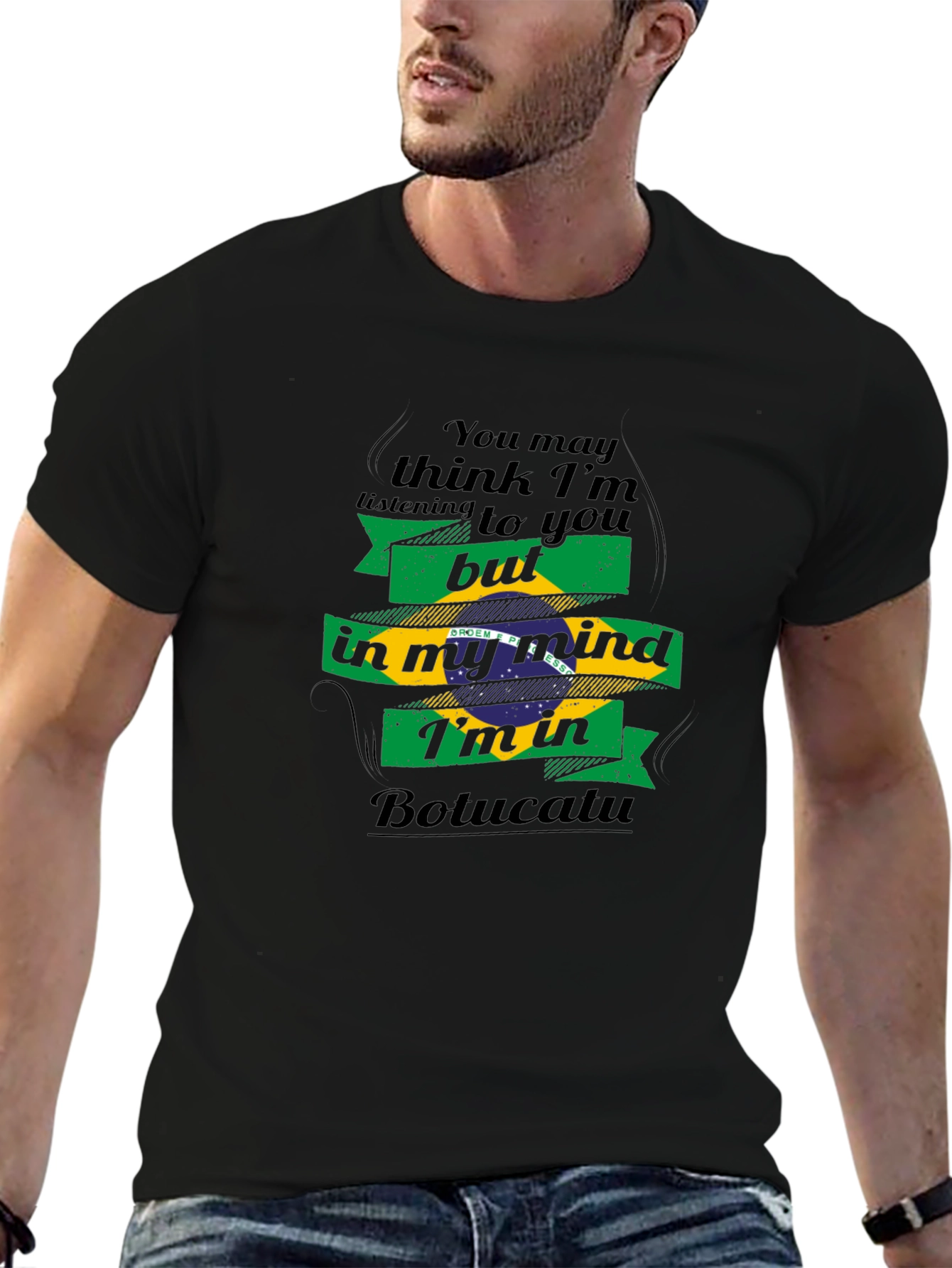 Botucatu Brazil Flag T-Shirt - Novelty Travel Tee
