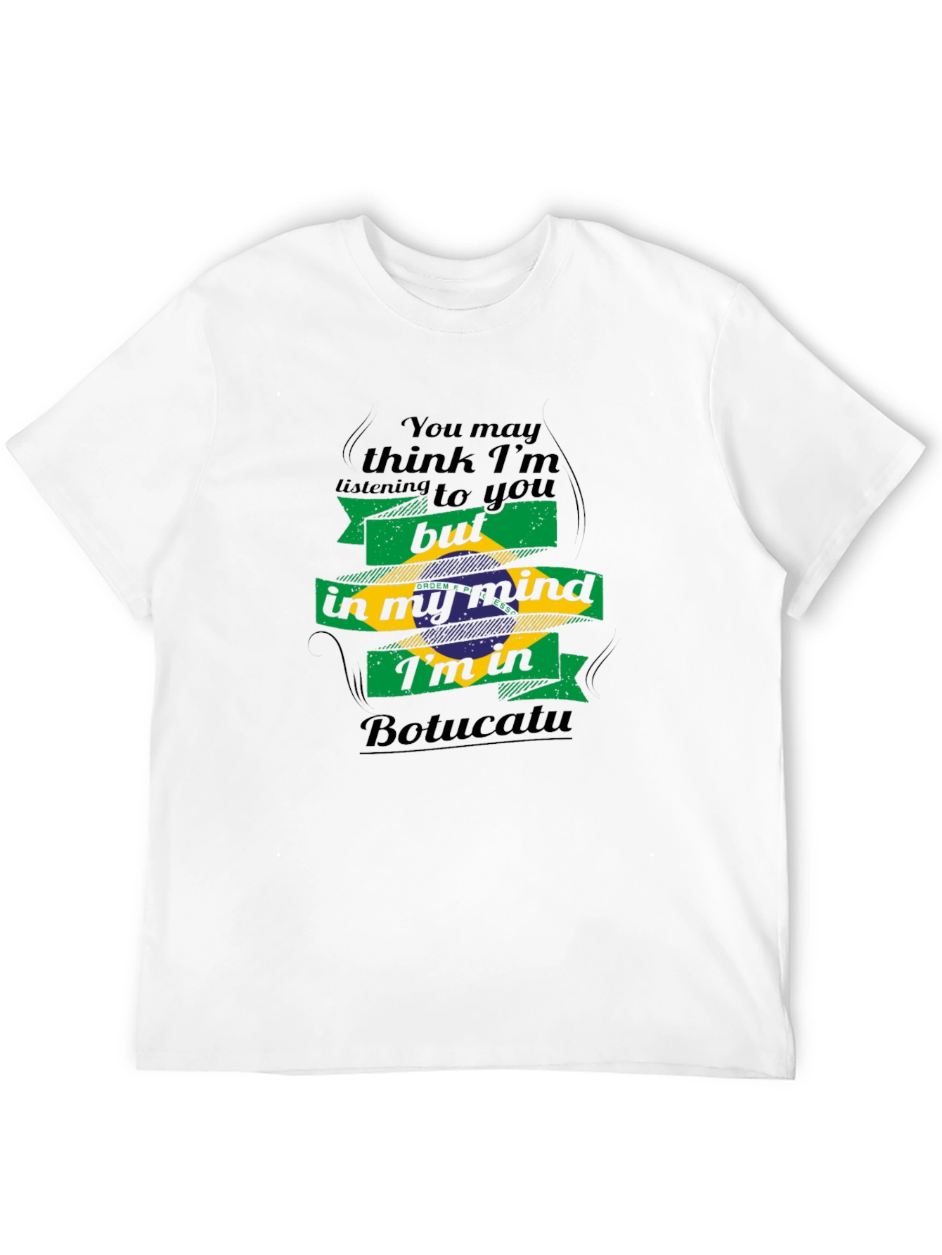 Botucatu Brazil Flag T-Shirt - Novelty Travel Tee