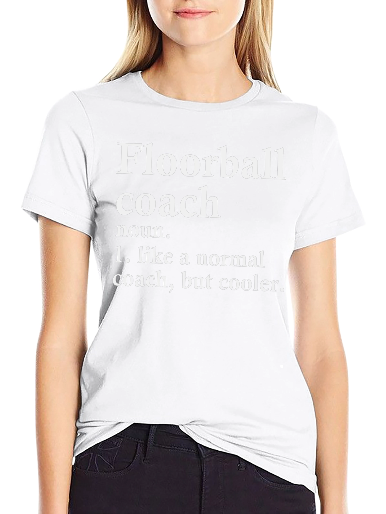 Floorball Coach Definition T-Shirt - Cool Coach Tee