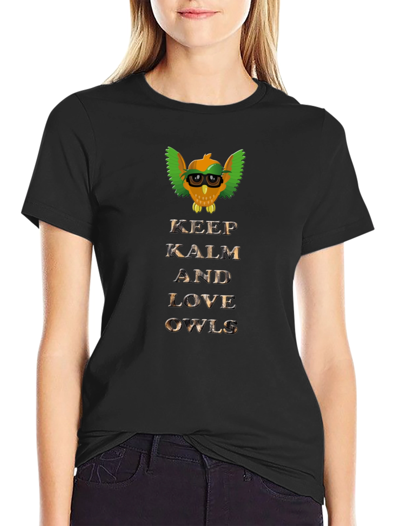 Keep Calm and Love Owls T-Shirt