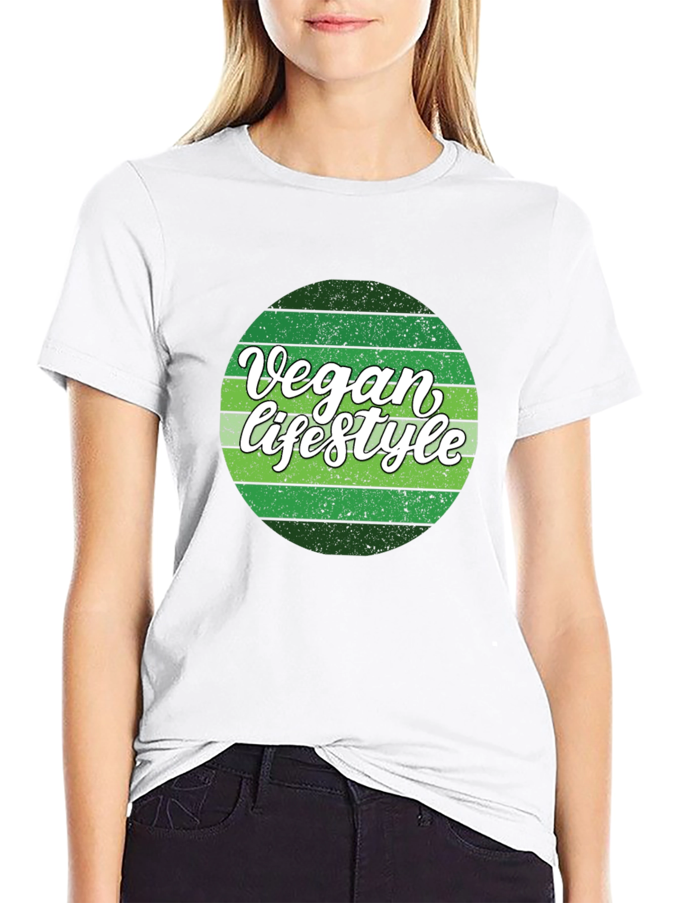 Vegan Lifestyle Tee -  Green Graphic T-Shirt