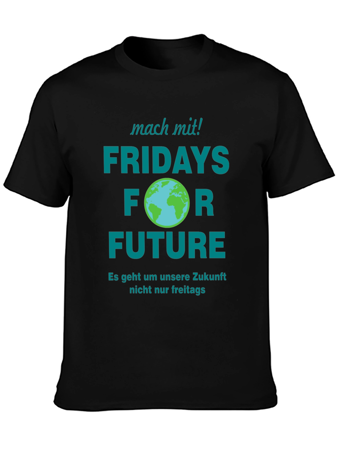 Fridays for Future Graphic T-Shirt - Black