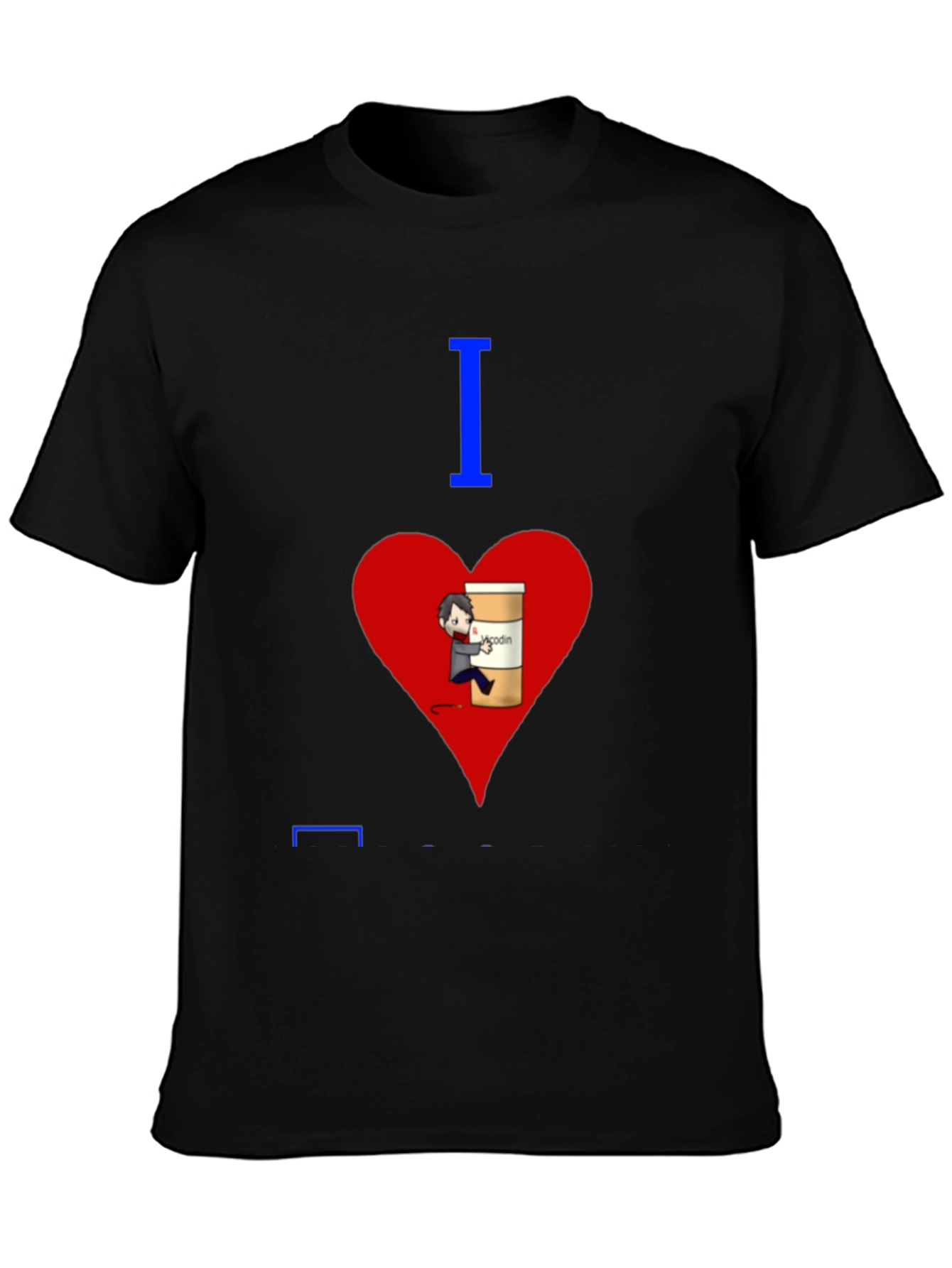I Heart Vicodin Funny Graphic T-Shirt