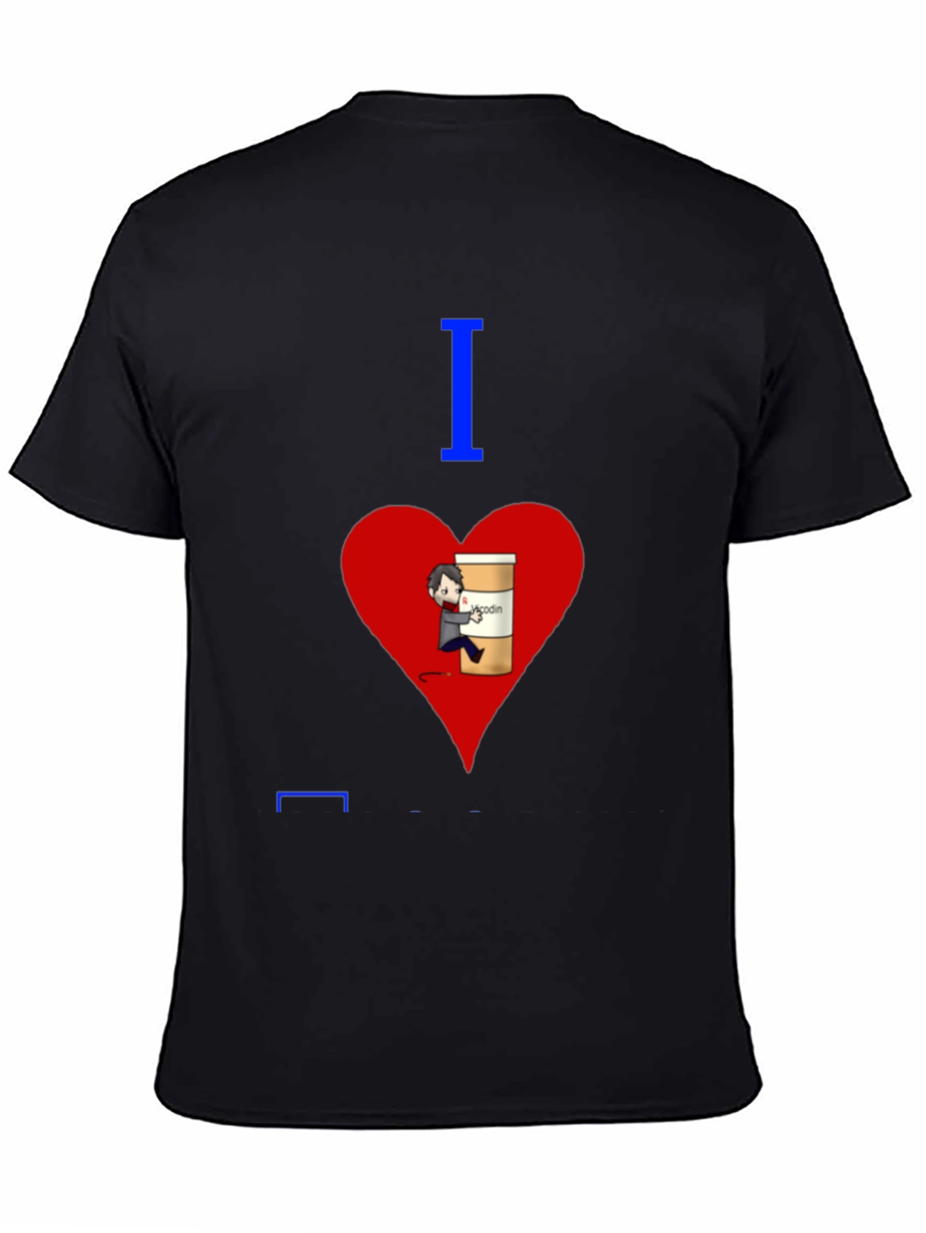 I Heart Vicodin Funny Graphic T-Shirt