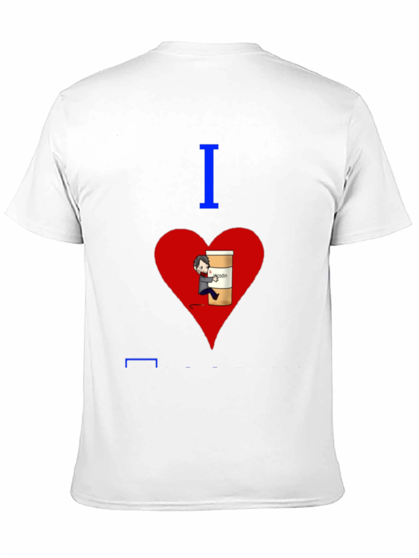 I Heart Vicodin Funny Graphic T-Shirt