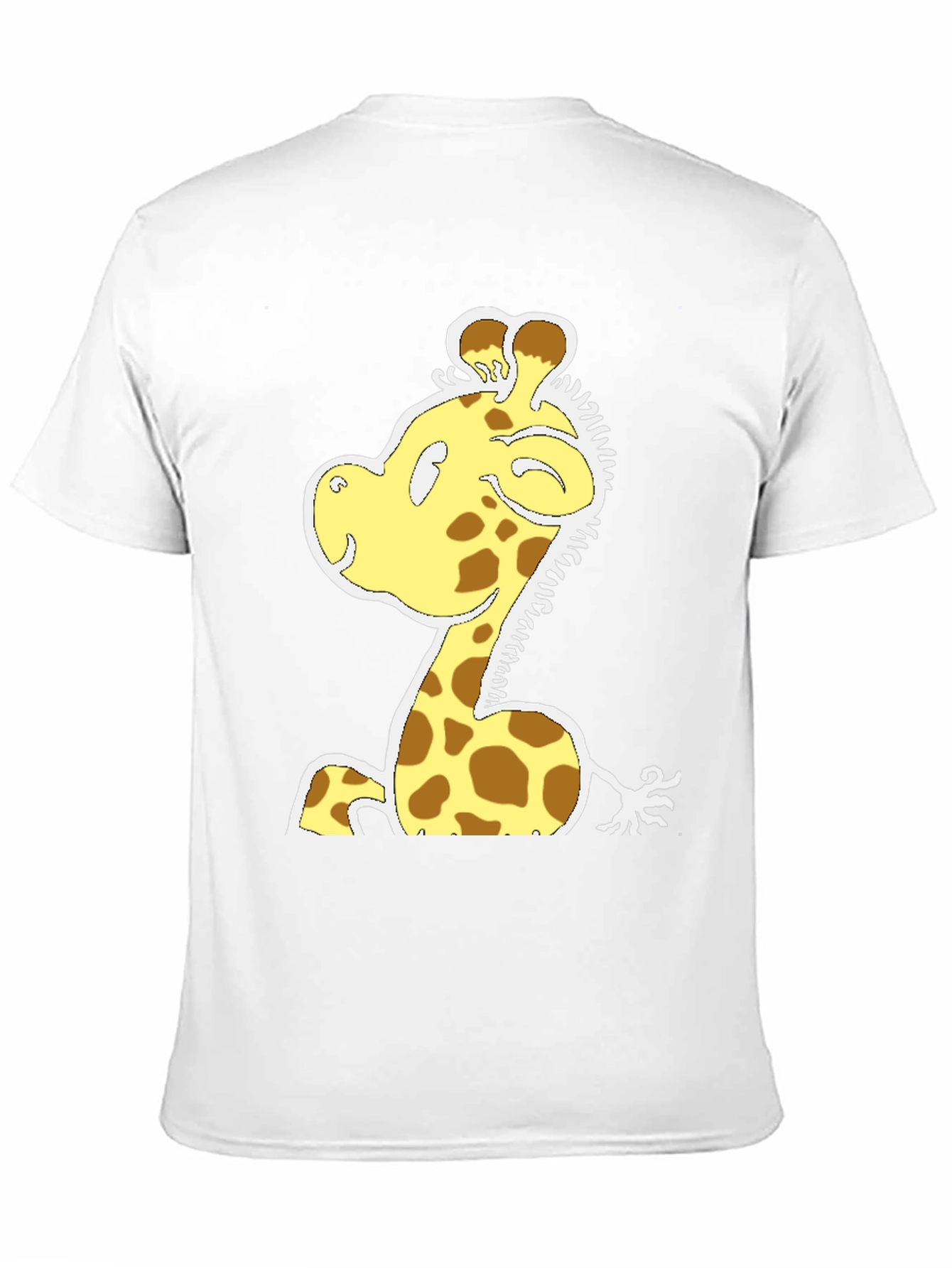 Cartoon Giraffe T-Shirt - Fun Graphic Tee