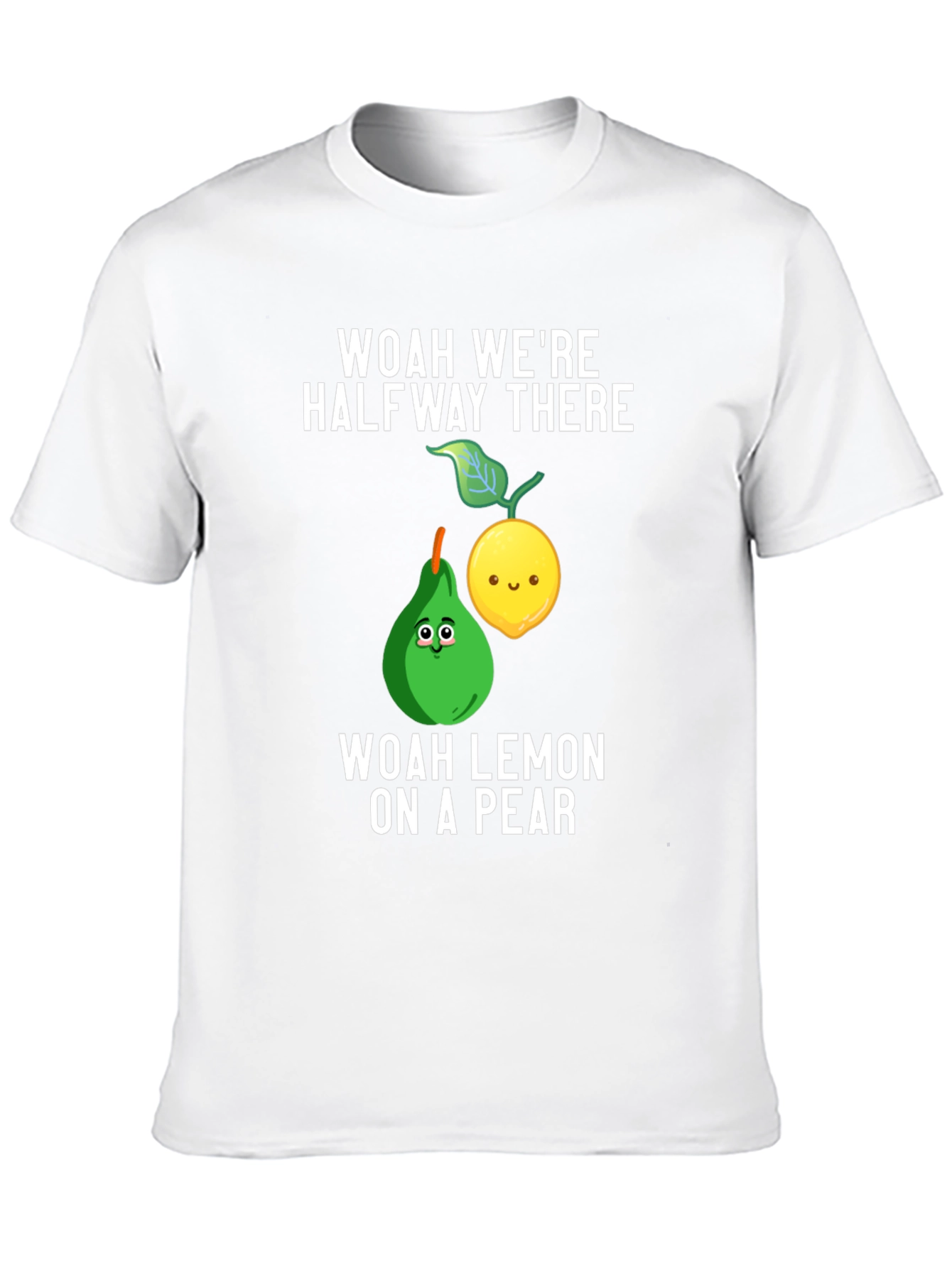 Funny Woah Lemon on a Pear Graphic Tee