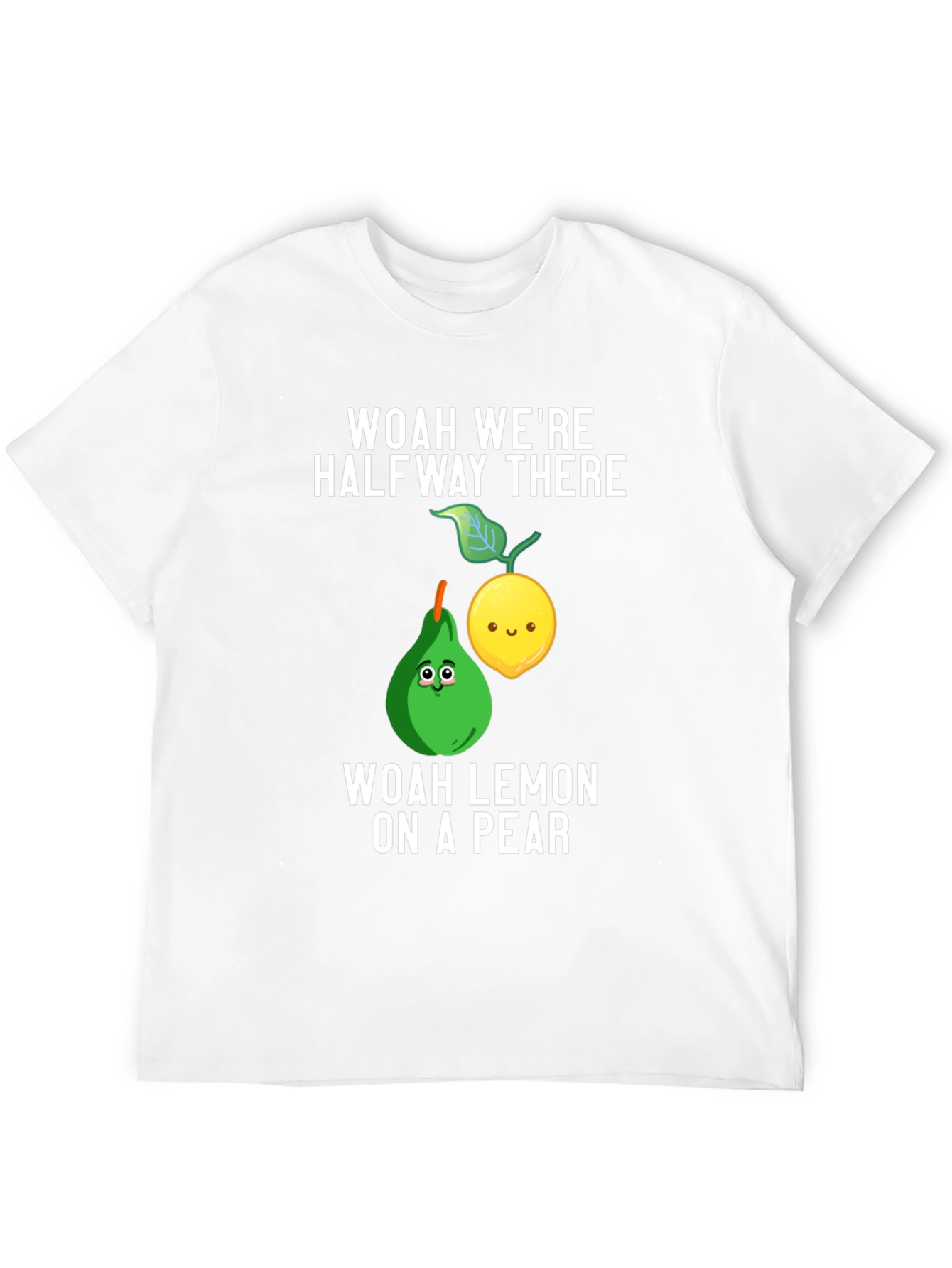 Funny Woah Lemon on a Pear Graphic Tee