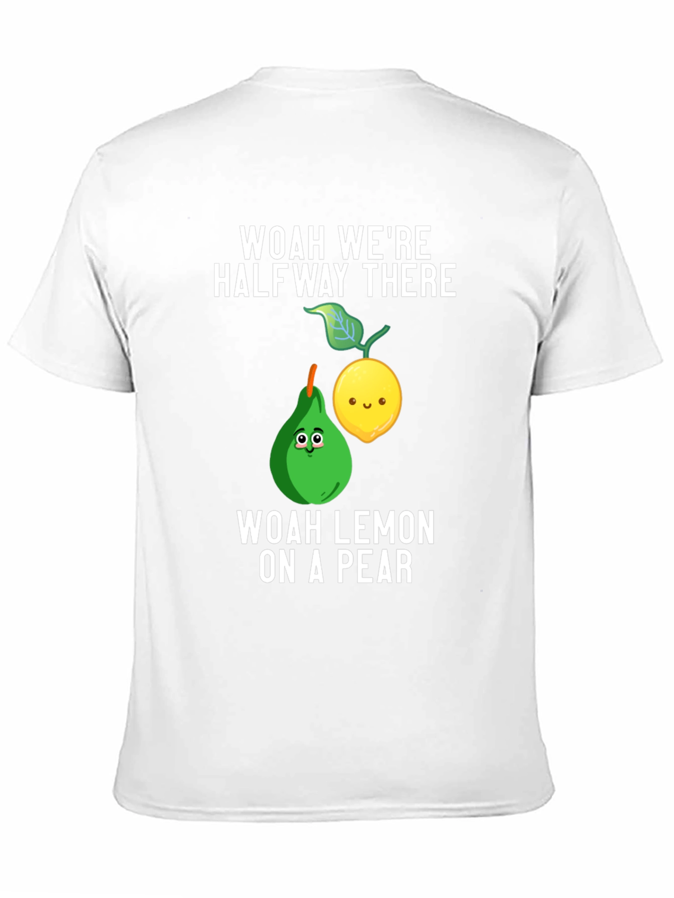 Funny Woah Lemon on a Pear Graphic Tee