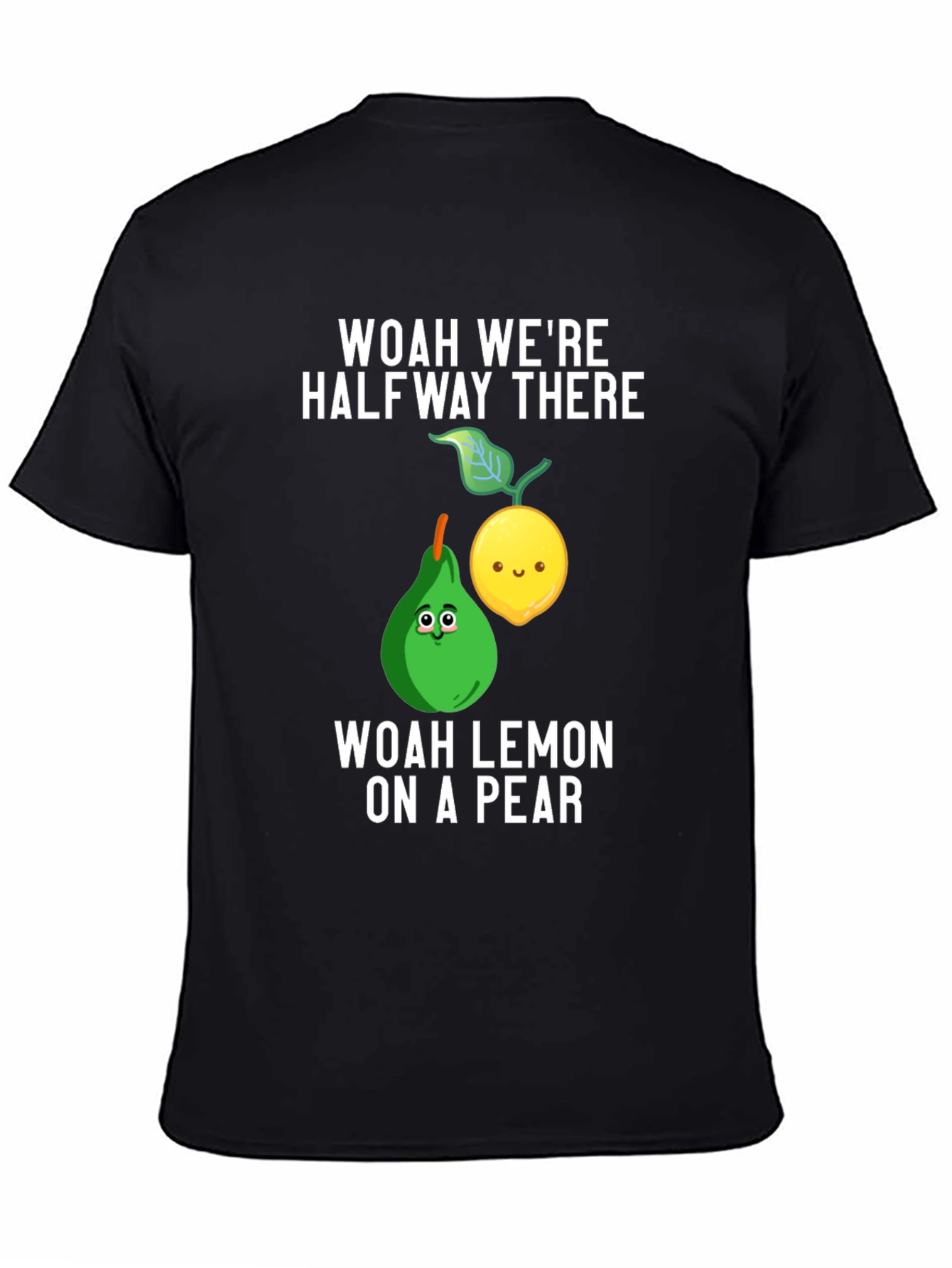 Funny Woah Lemon on a Pear Graphic Tee