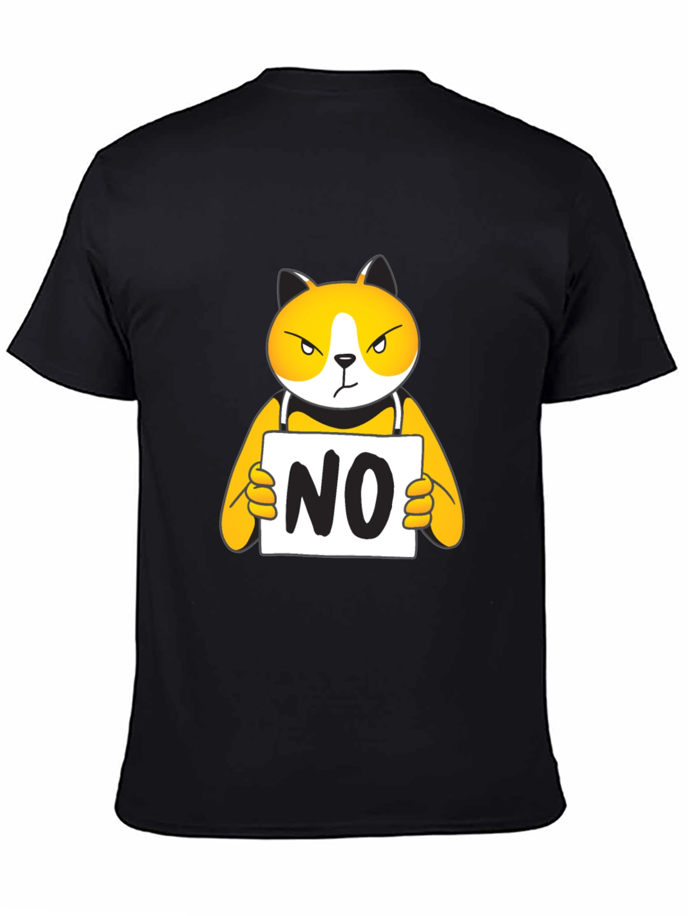 Funny NO Cat Graphic T-Shirt