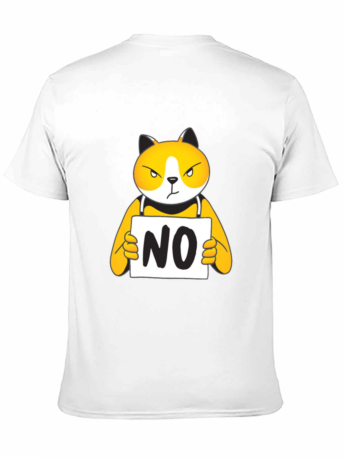 Funny NO Cat Graphic T-Shirt