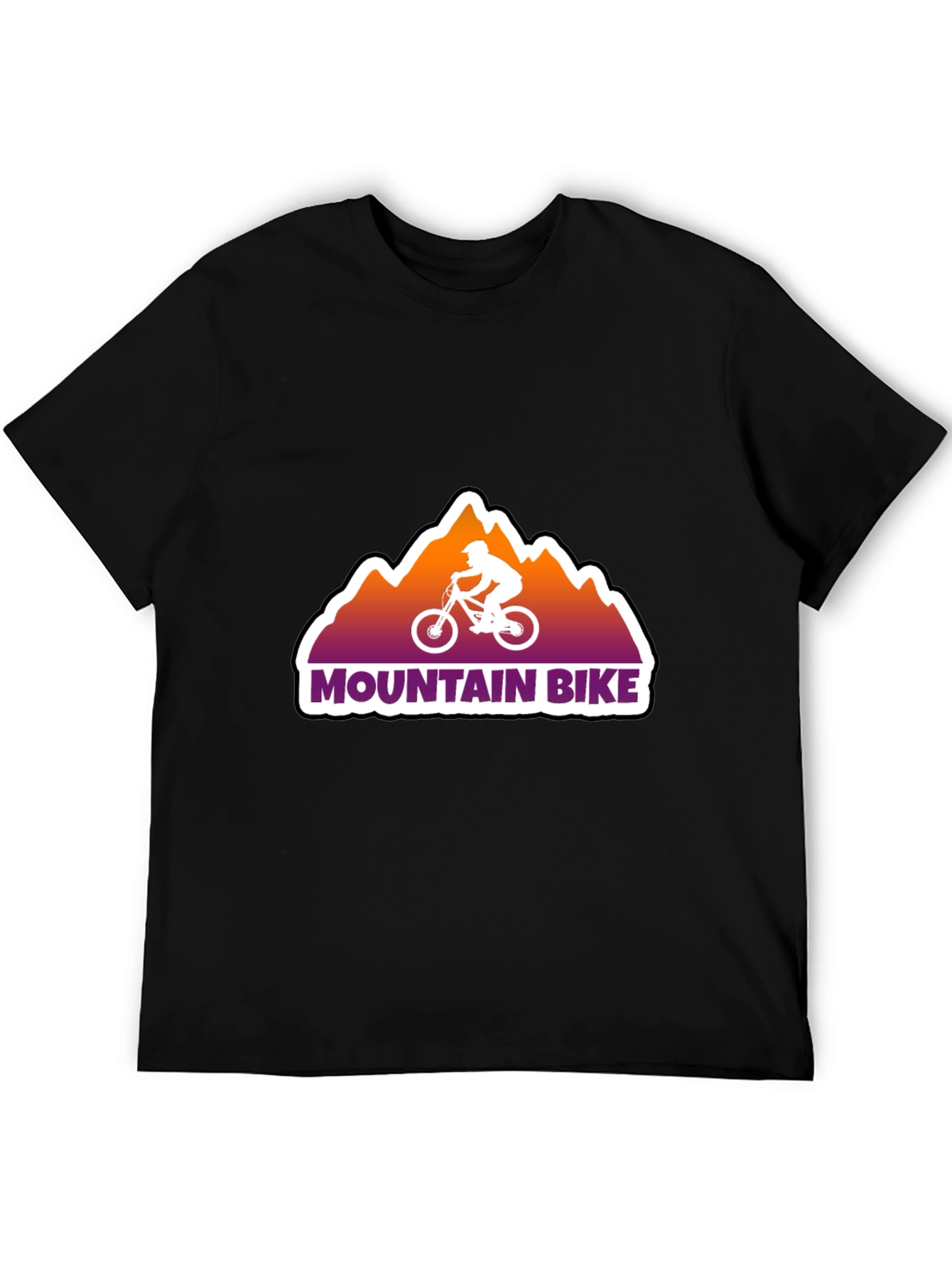 Mountain Bike Graphic Tee - Black