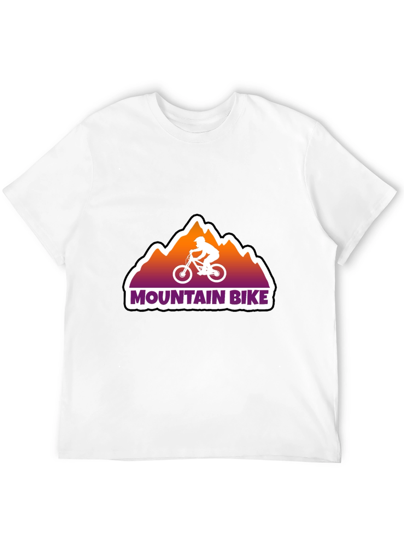 Mountain Bike Graphic Tee - Black