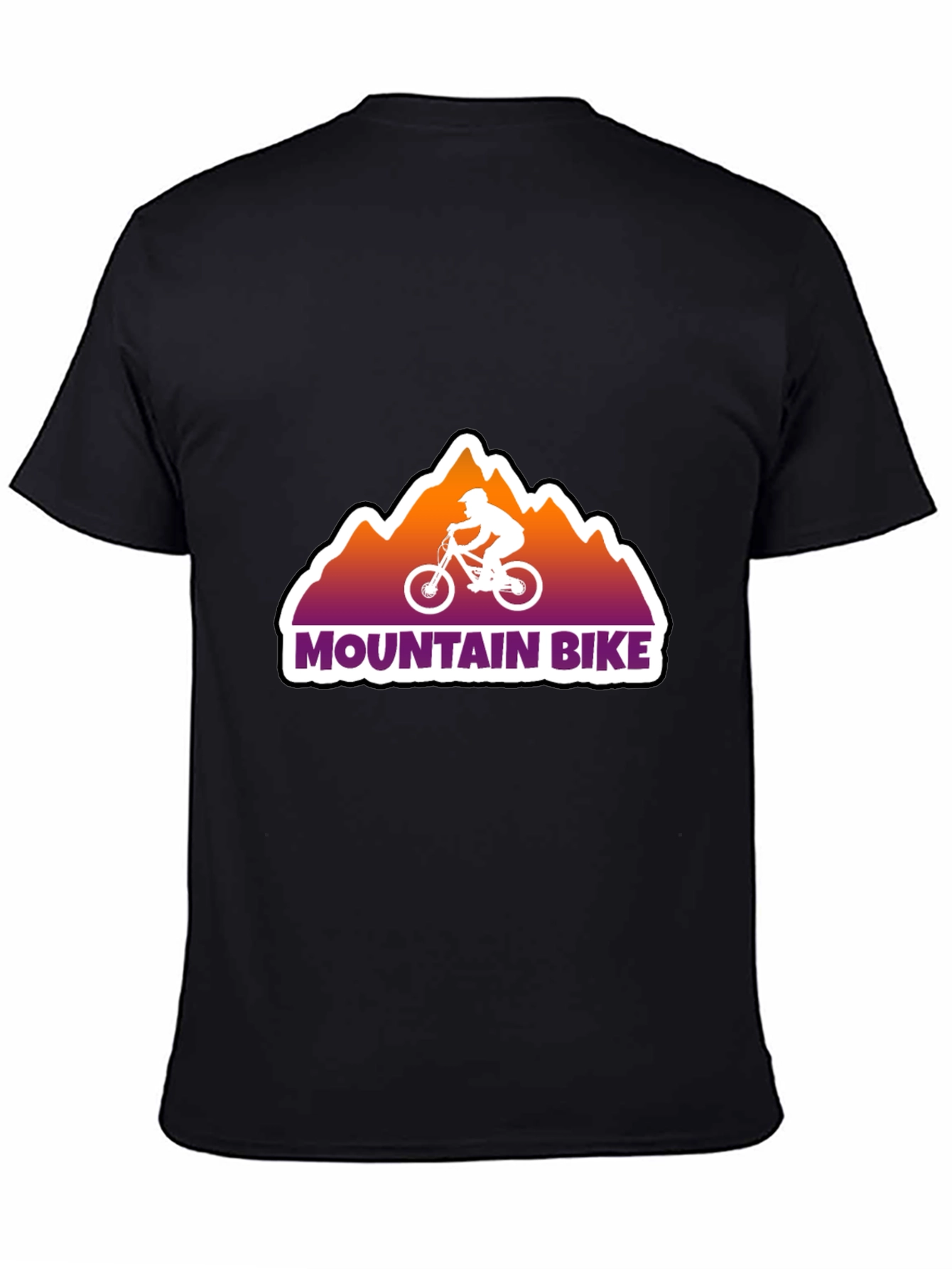 Mountain Bike Graphic Tee - Black