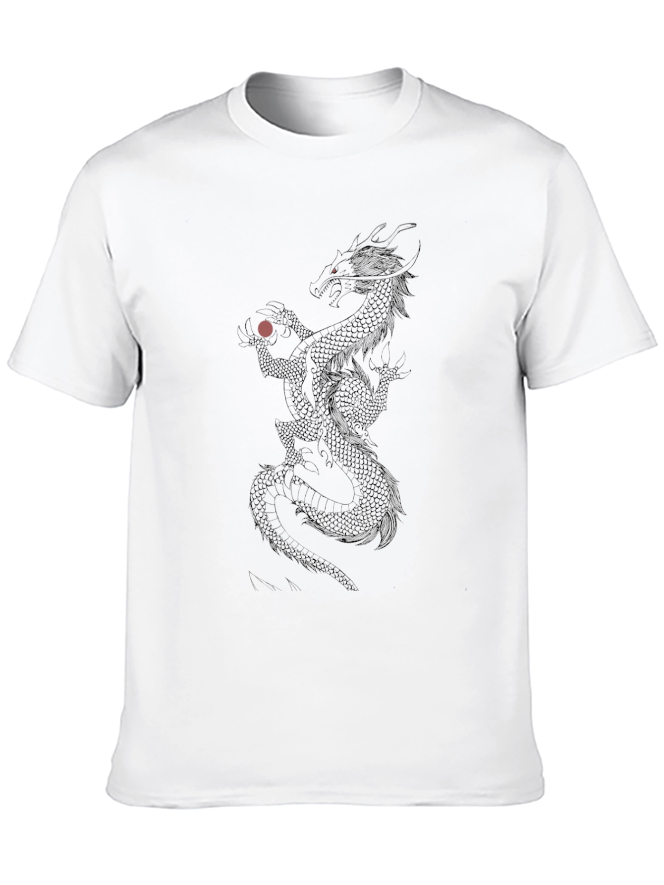 Dragon Graphic Black T-Shirt - Unique Design