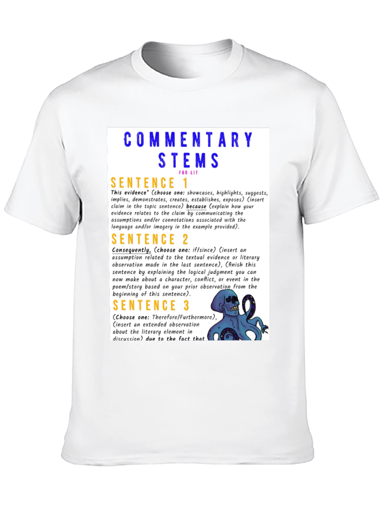 Commentary Stems T-Shirt