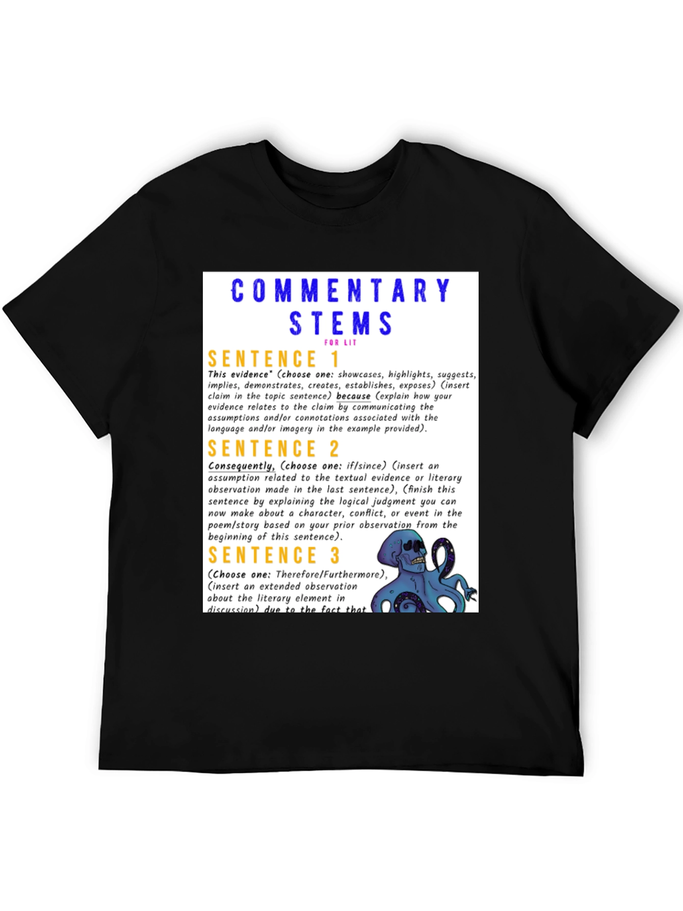 Commentary Stems T-Shirt