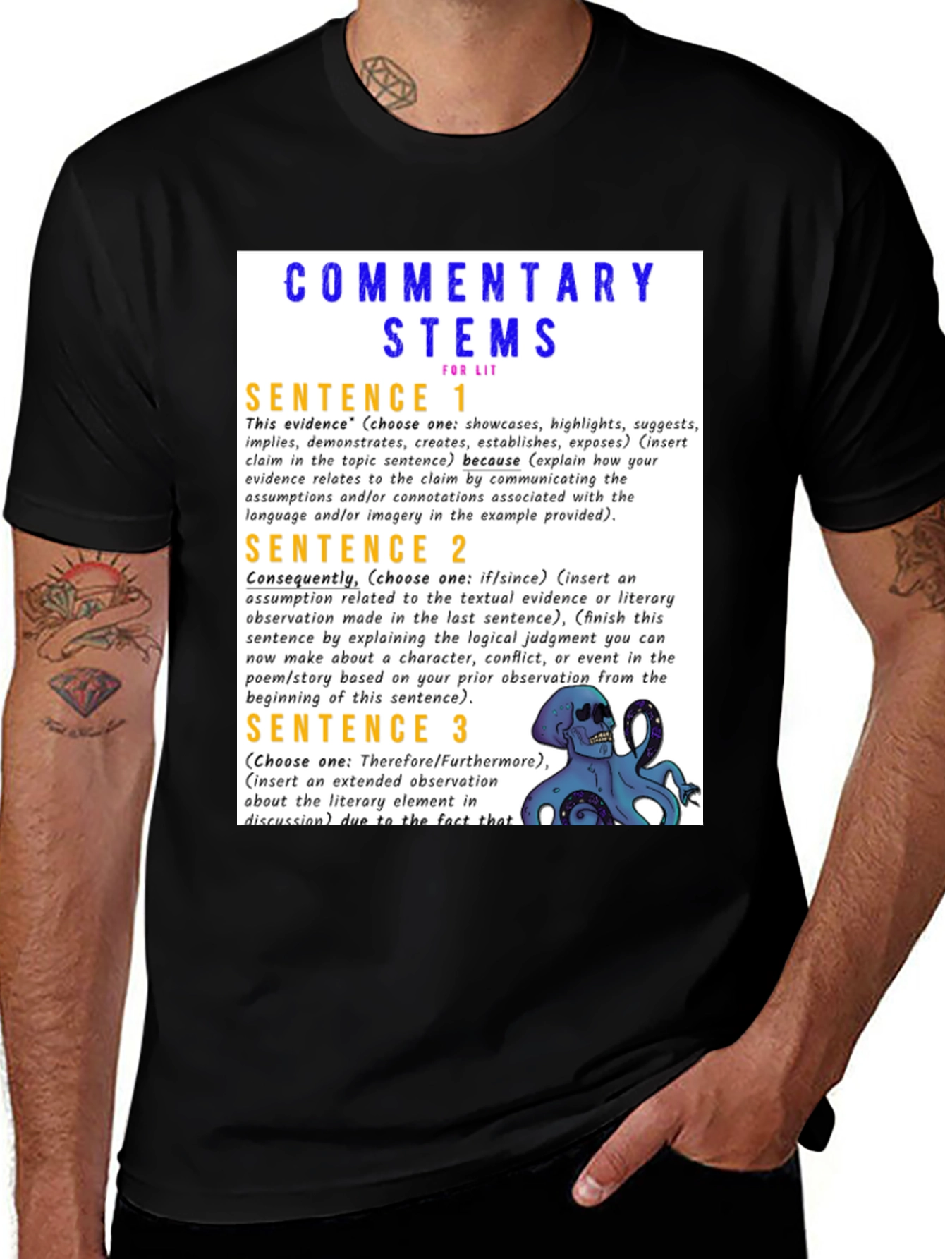 Commentary Stems T-Shirt