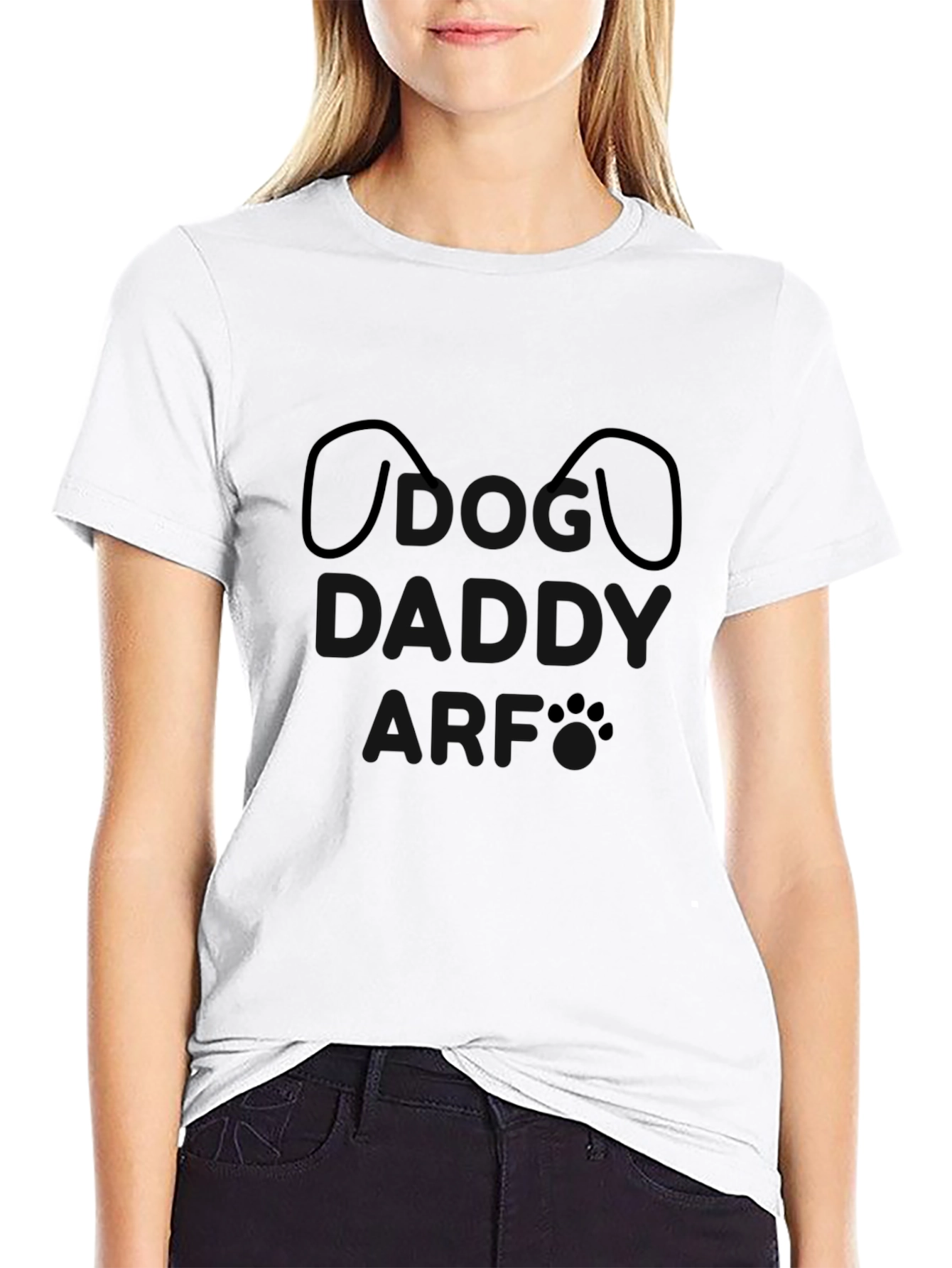 Cute Dog Lover Graphic Tee - Unisex Black T-Shirt