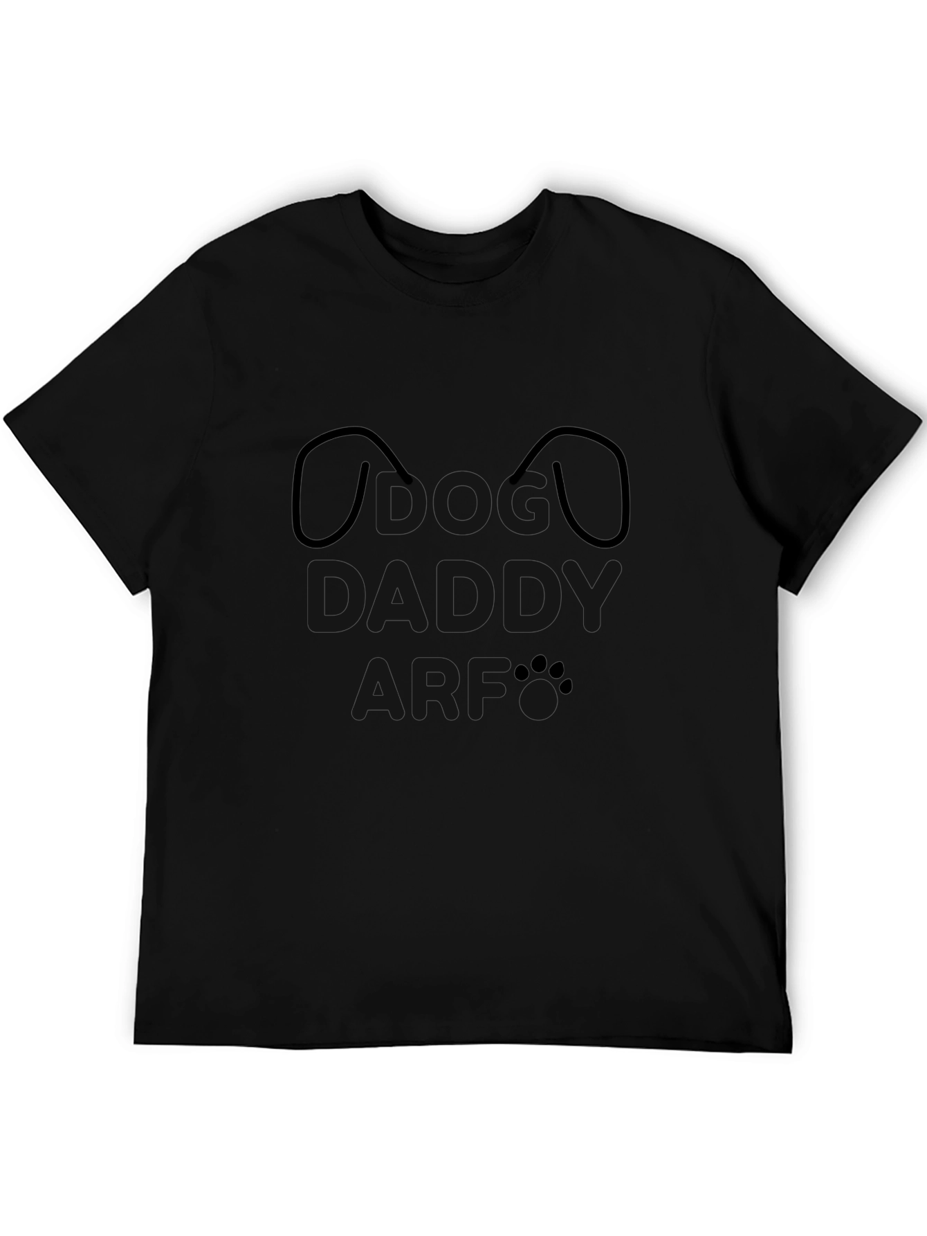 Cute Dog Lover Graphic Tee - Unisex Black T-Shirt