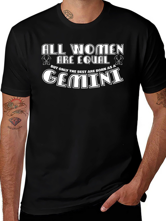 Gemini Zodiac Womens Graphic Tee - Birthday Gift