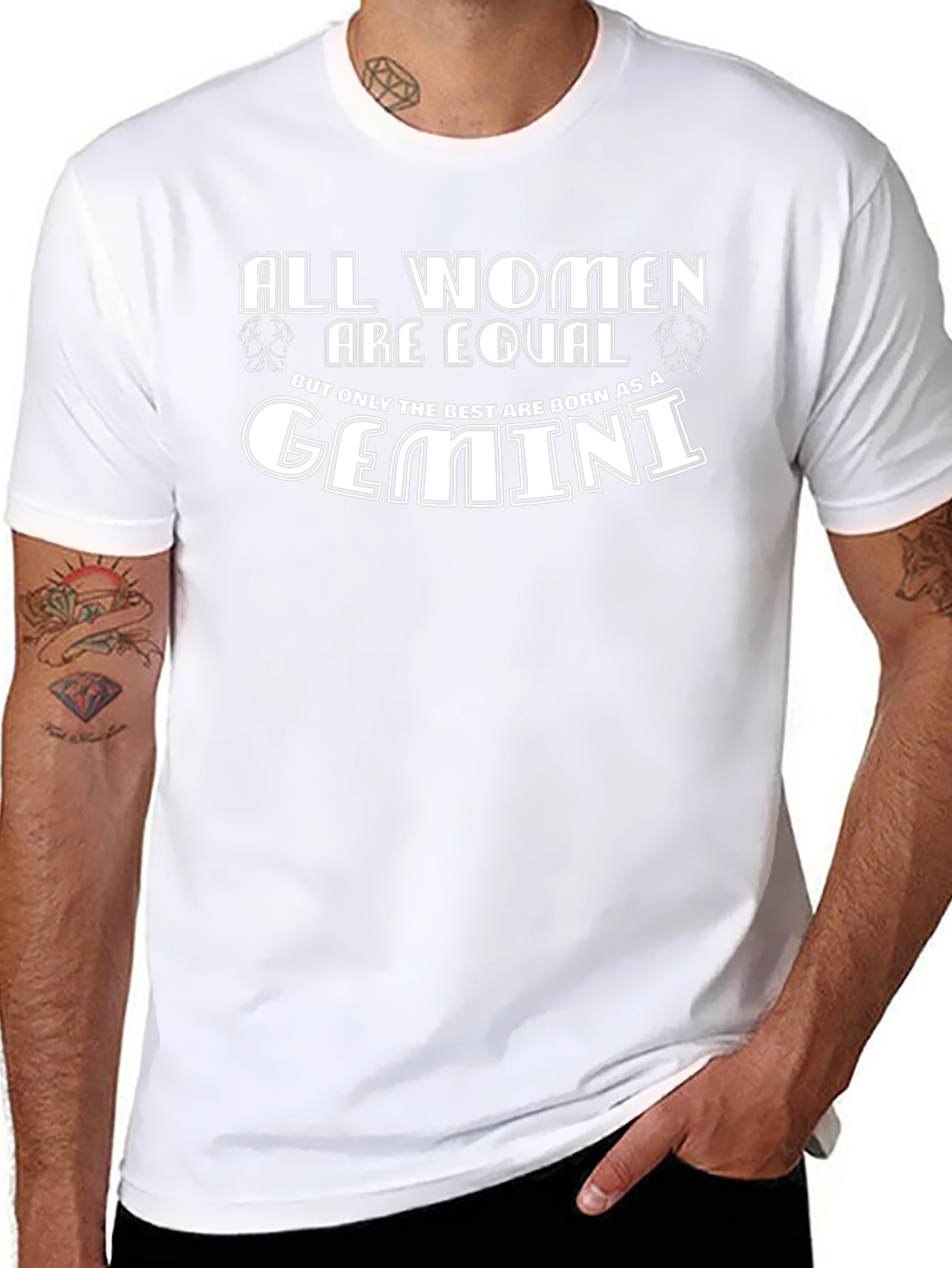 Gemini Zodiac Womens Graphic Tee - Birthday Gift