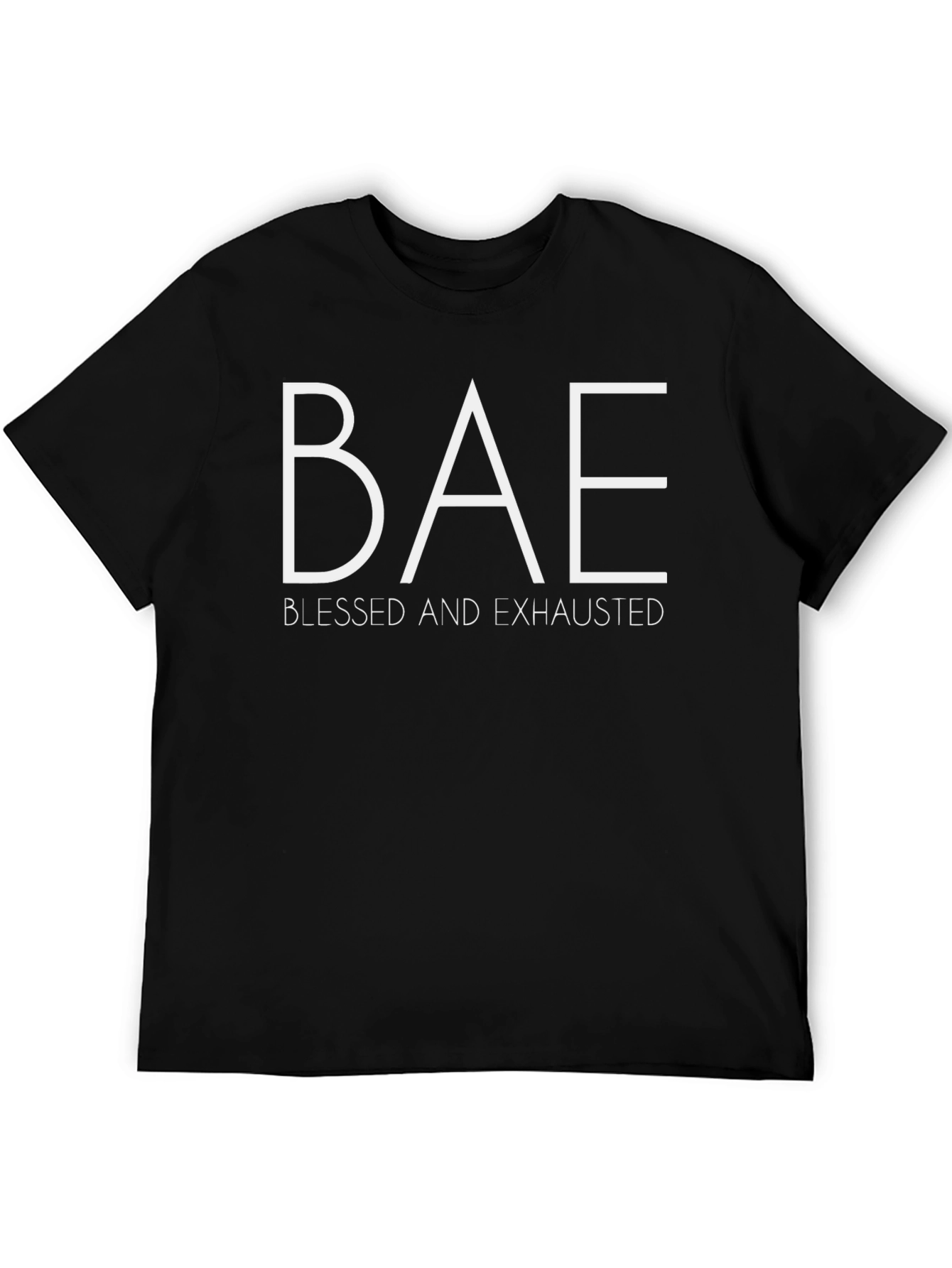 BAE Blessed & Exhausted Graphic Tee - Black