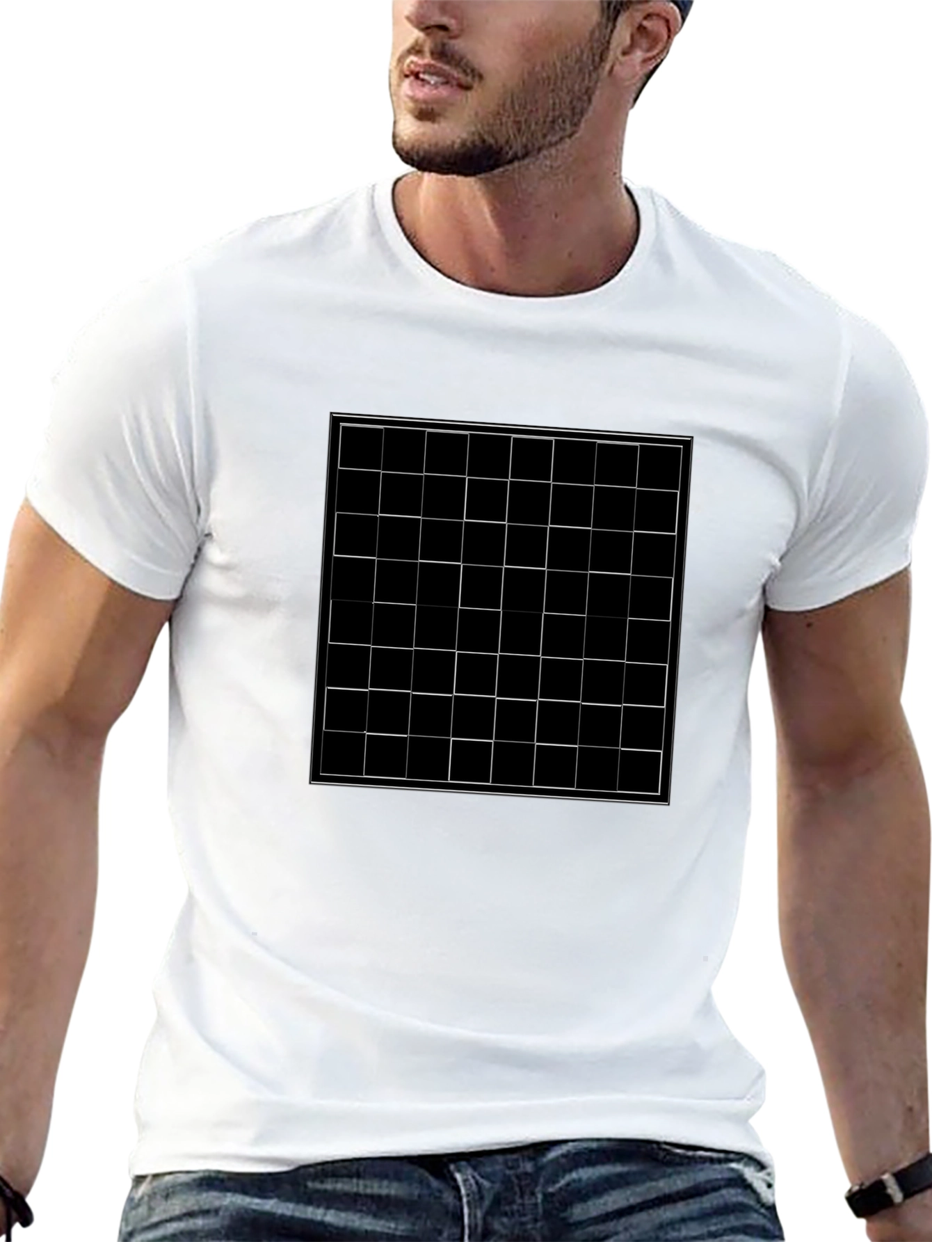 Chessboard Graphic Tee - Stylish & Unique Design