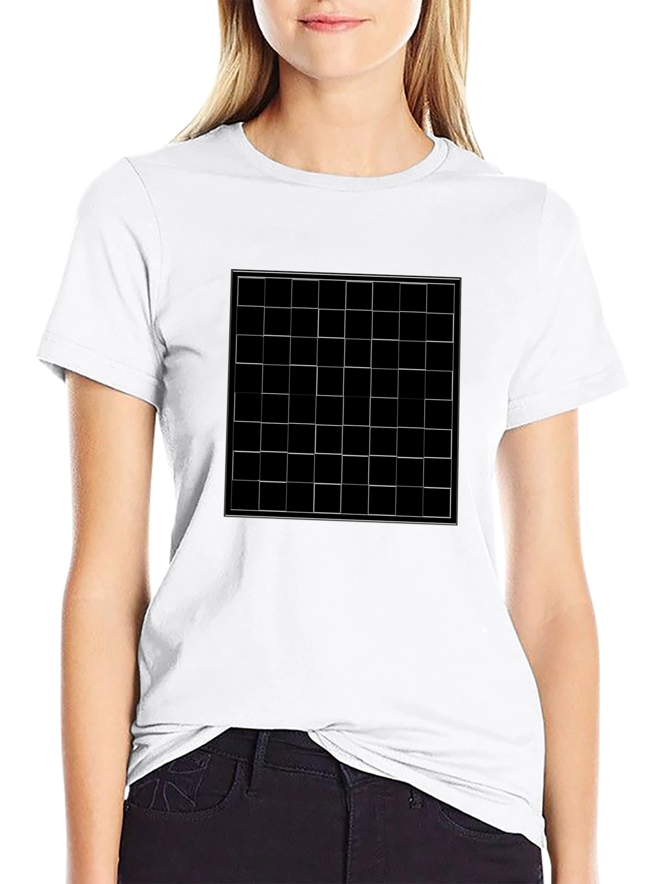 Chessboard Graphic Tee - Stylish & Unique Design