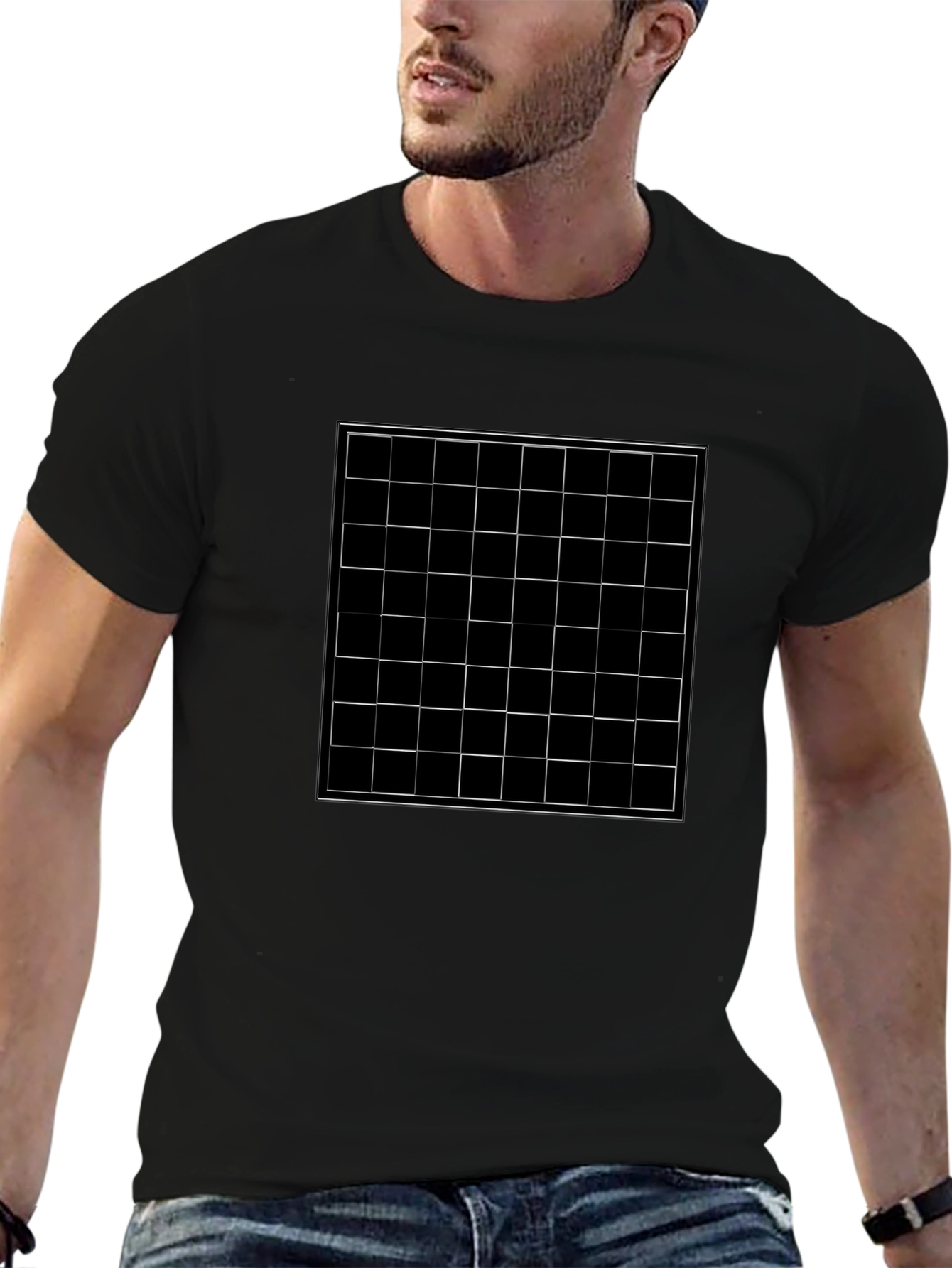 Chessboard Graphic Tee - Stylish & Unique Design