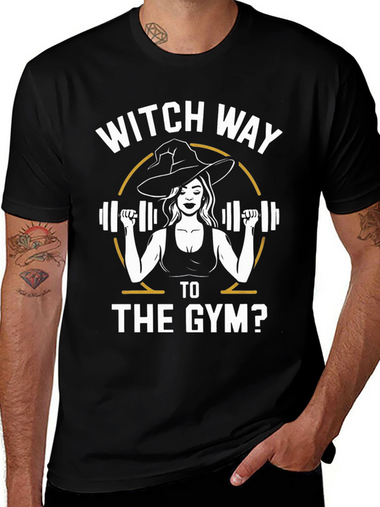 Witch Way to the Gym? Graphic T-Shirt