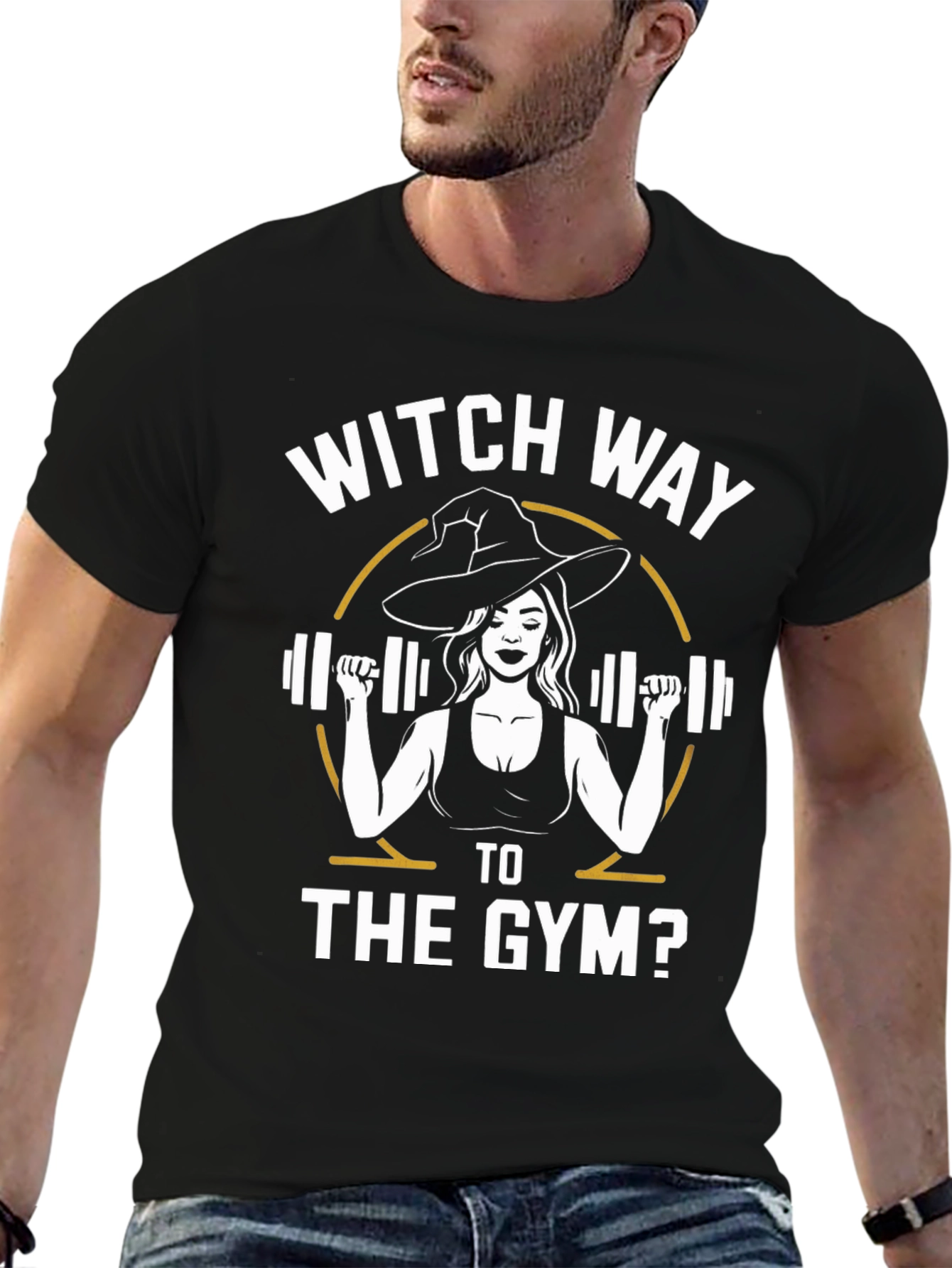 Witch Way to the Gym? Graphic T-Shirt